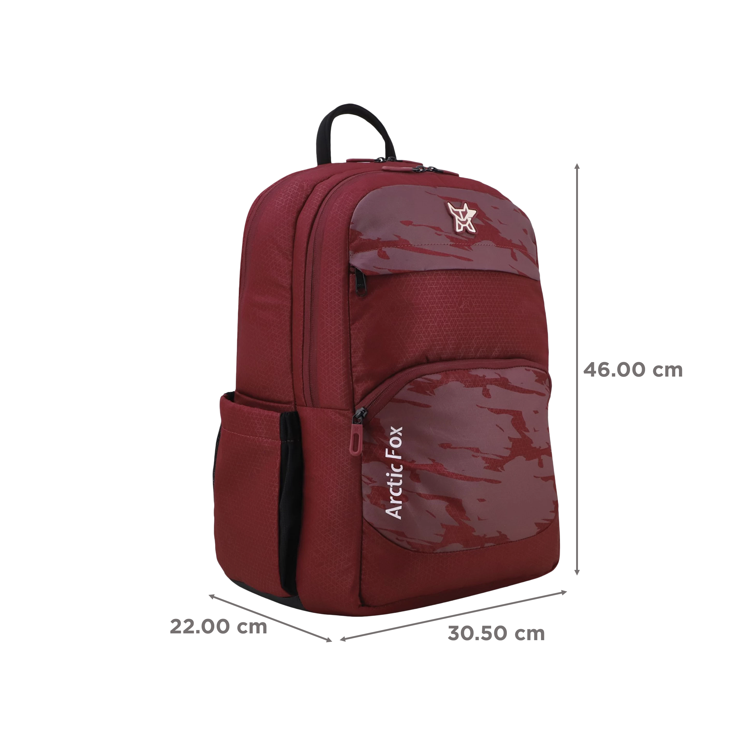 Arctic Fox Troop Polyester Laptop Backpack for 15.5 Inch Laptop (31 L, Padded Shoulder Strap, Tawny Port)_3