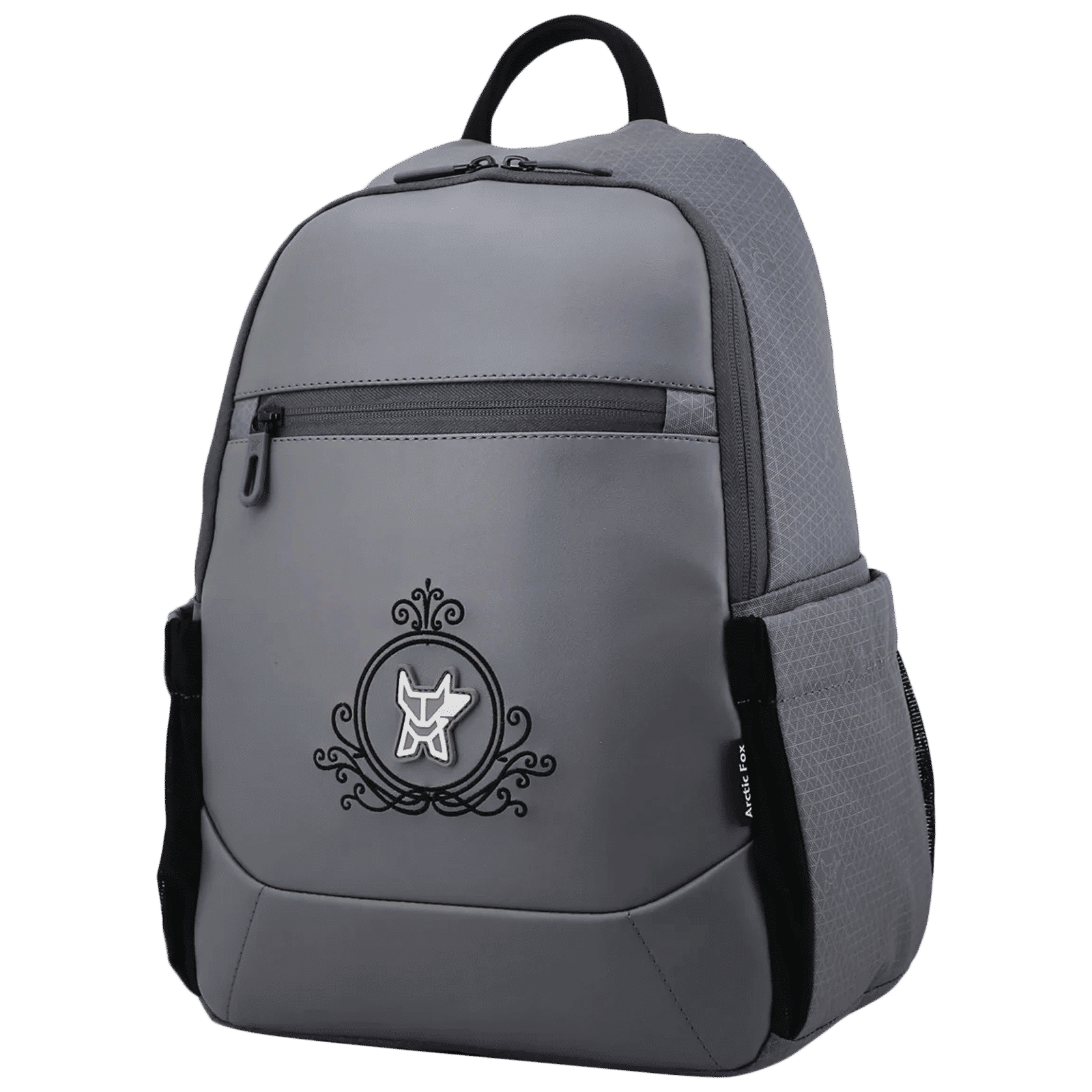 Arctic Fox Royal 12 Litres Polyester and Leather Backpack (Spacious Padded Compartment, FTEBPKCRKWW088012, Castel Rock)_7