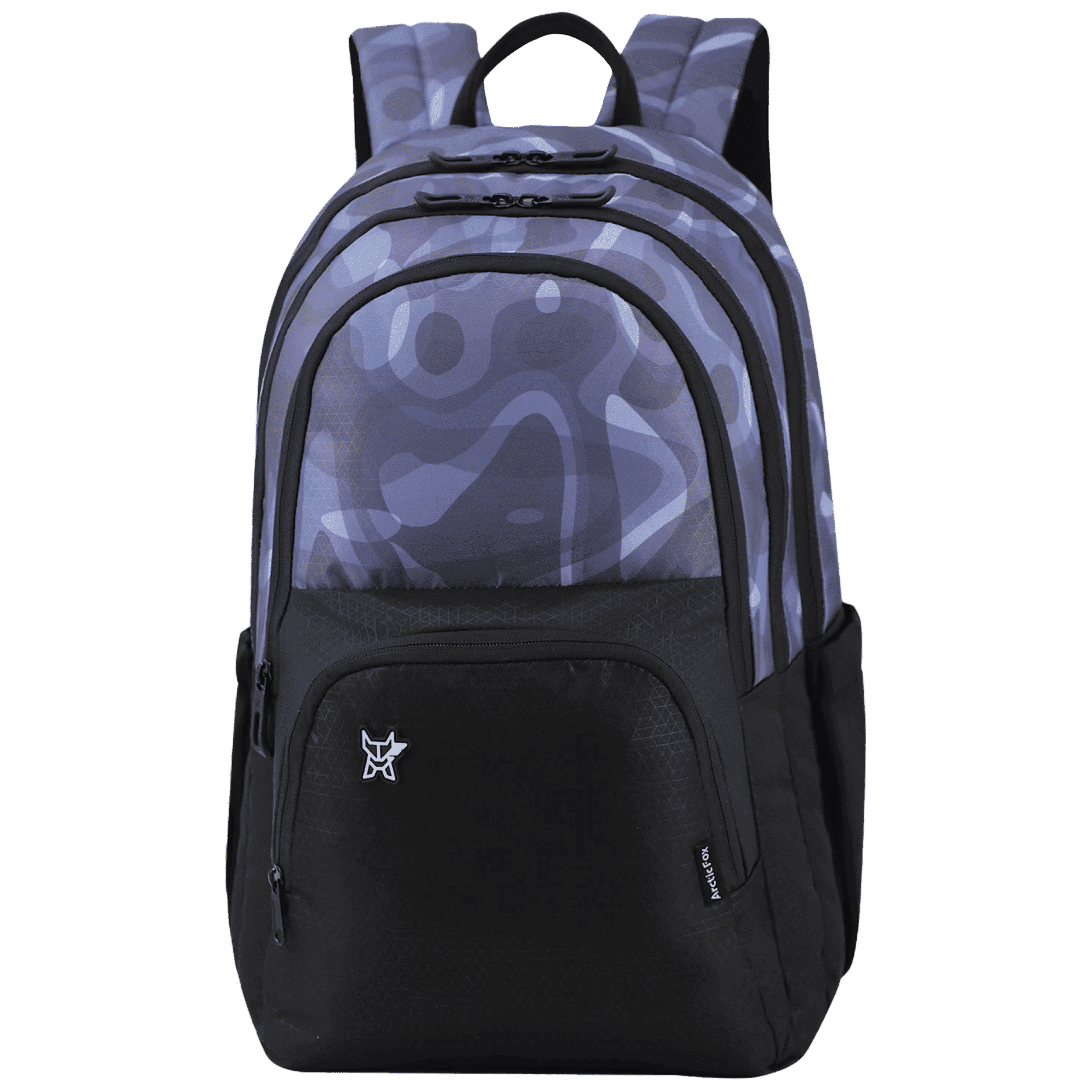 Arctic Fox Dope 34 Litres 500D Plain Polyester and 600D Fabric Backpack (Water Bottle Pouch, FJUBPKGRYWW100034, Grey)_1