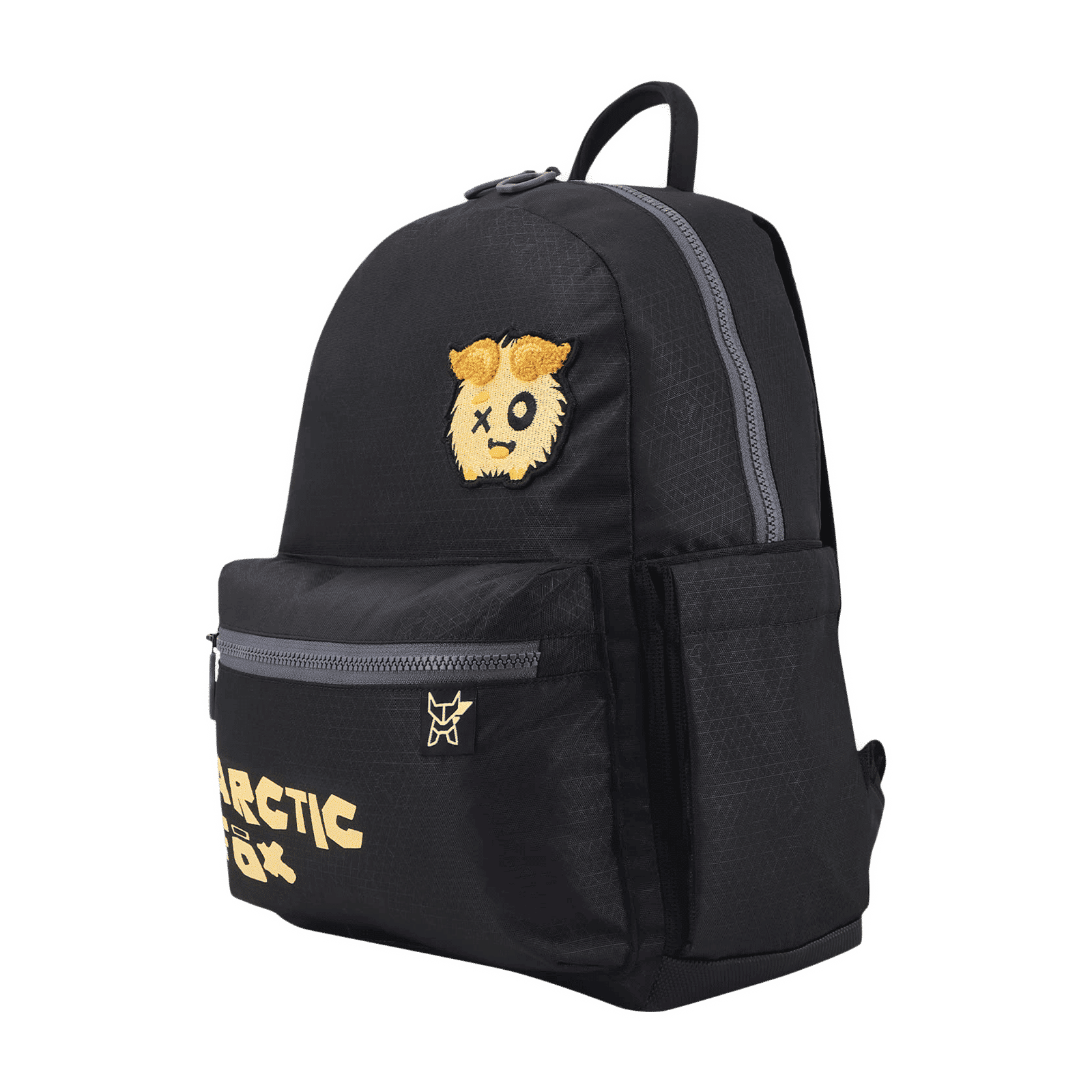 Arctic Fox Puff 14 Litres Polyester and Fabric Backpack (Webbing Handle, FMIBPKBLKWW107014, Black)_7