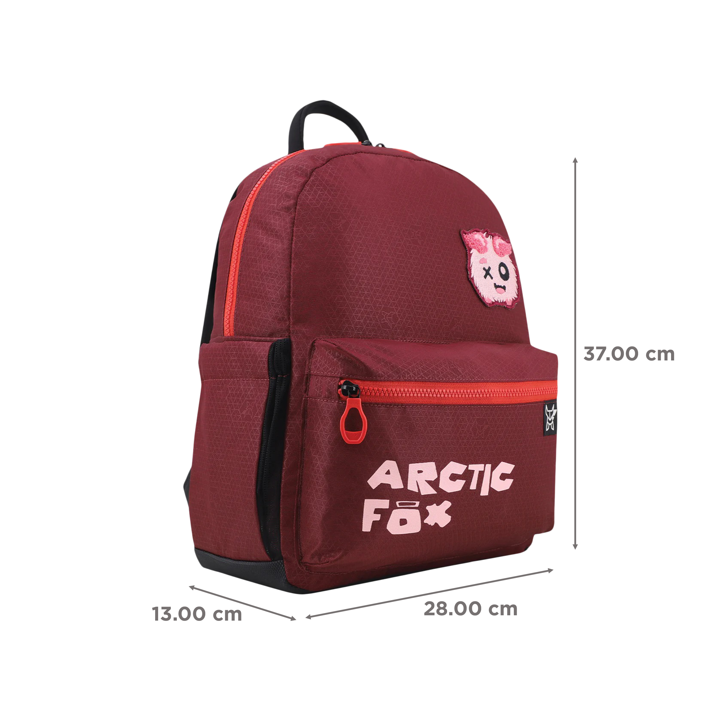 Arctic Fox Puff 14 Litres Polyester and Fabric Backpack (Webbing Handle, FMIBPKTPOWW109014, Tawny Port) Arctic Fox Puff 14 Litres Polyester and Fabric Backpack (Webbing Handle, FMIBPKTPOWW109014, Tawny Port)_3