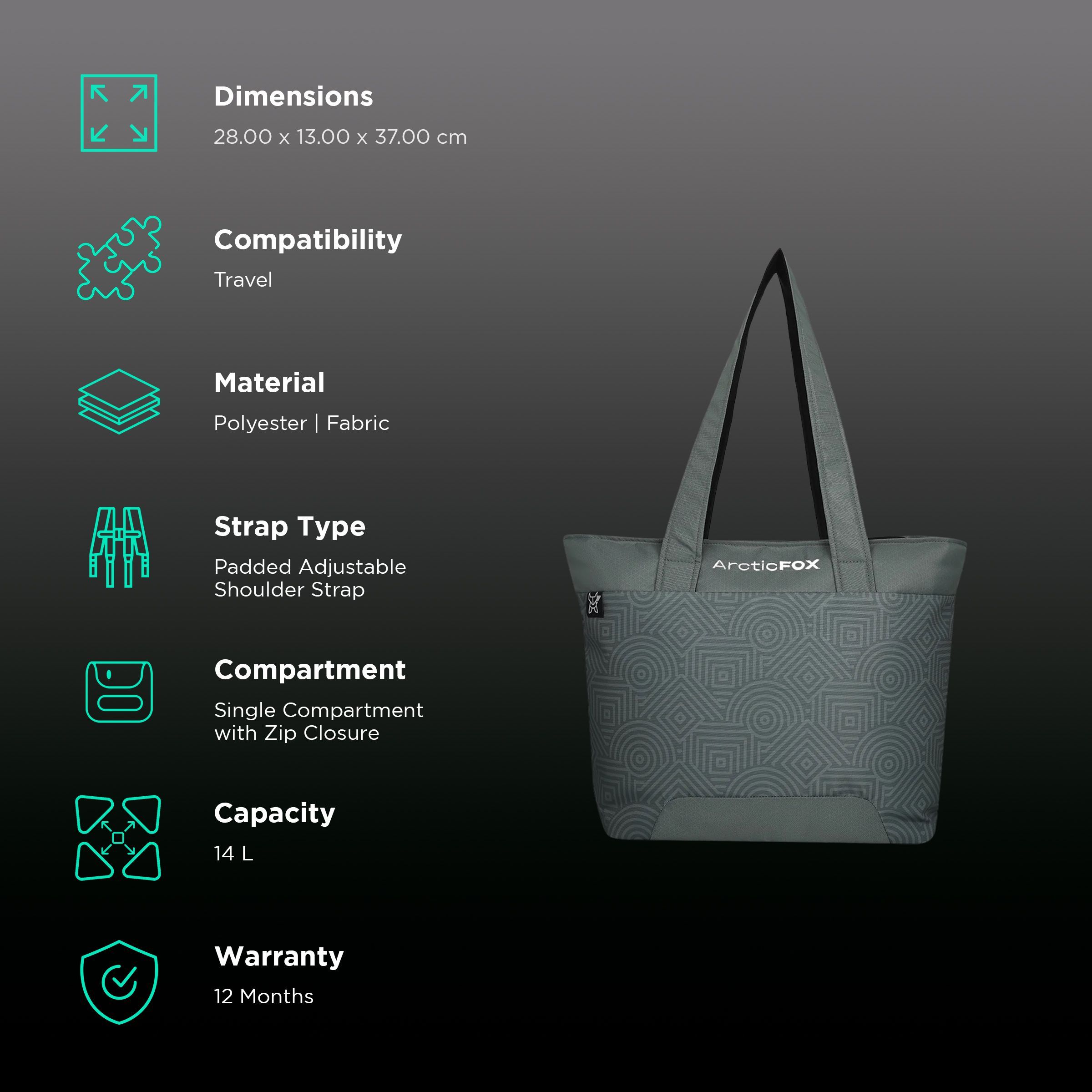 Arctic Fox Puff 14 Litres Polyester and Fabric Backpack (Webbing Handle, FMIBPKOLVWW110014, Sea Spray) Arctic Fox Puff 14 Litres Polyester and Fabric Backpack (Webbing Handle, FMIBPKOLVWW110014, Sea Spray)_2