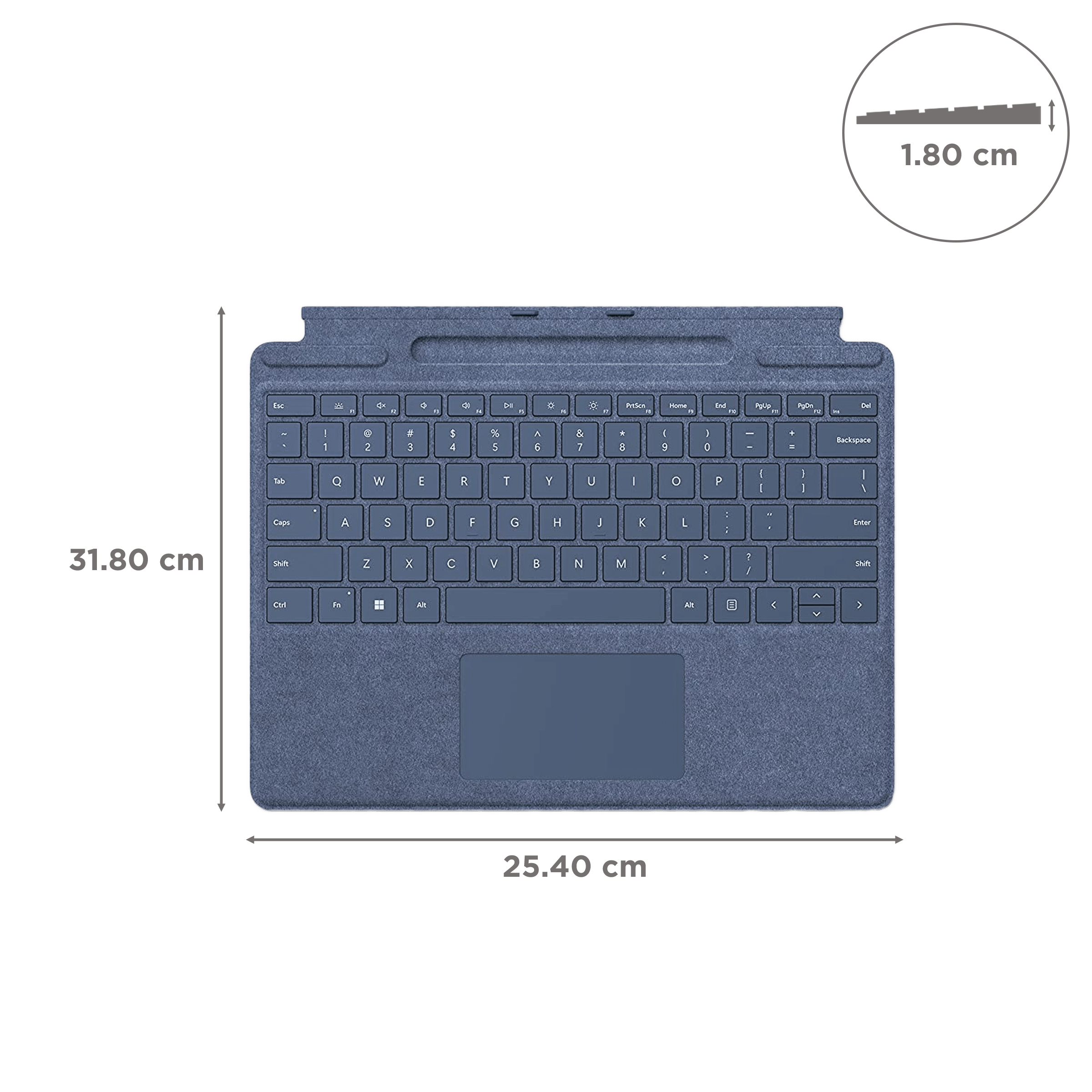 Microsoft Wireless Keyboard with Touchpad (Built-in Kickstand, Sapphire)_2