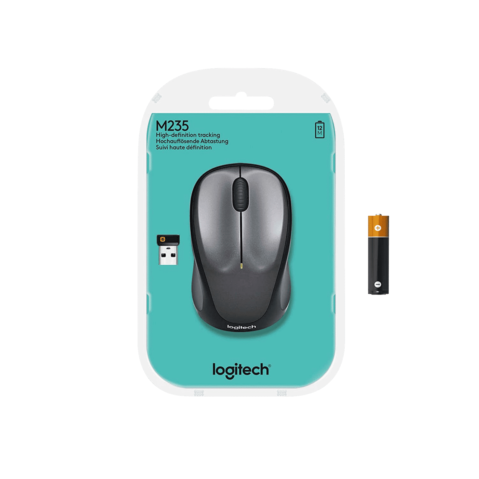logitech M235 Wireless Optical Mouse (1000 DPI, 910-003384, Grey) logitech M235 Wireless Optical Mouse (1000 DPI, 910-003384, Grey)_3