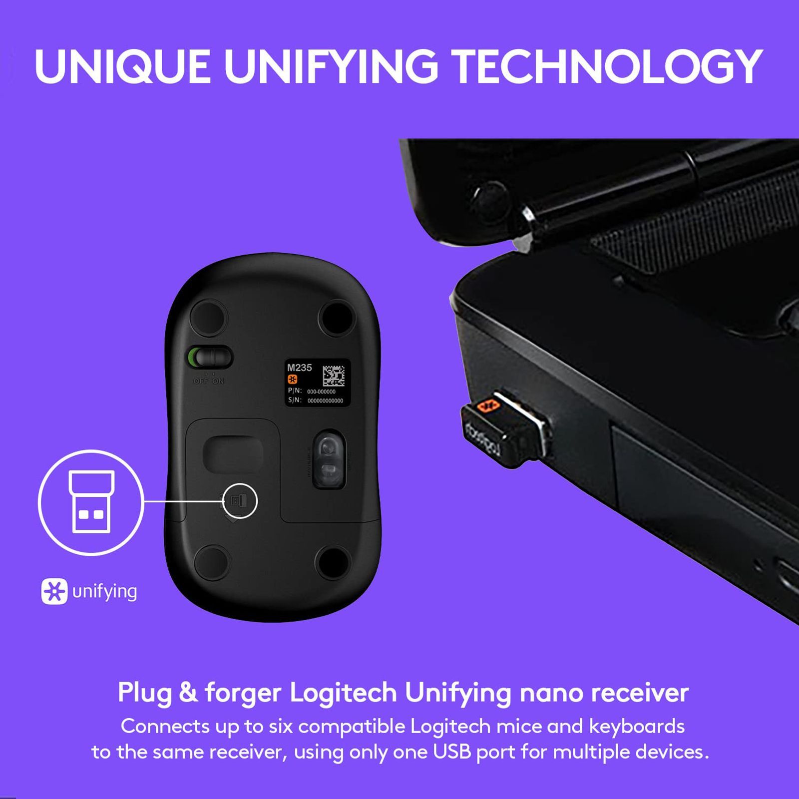 logitech M235 Wireless Optical Mouse (Compact Design, 910-003412, Red)_2