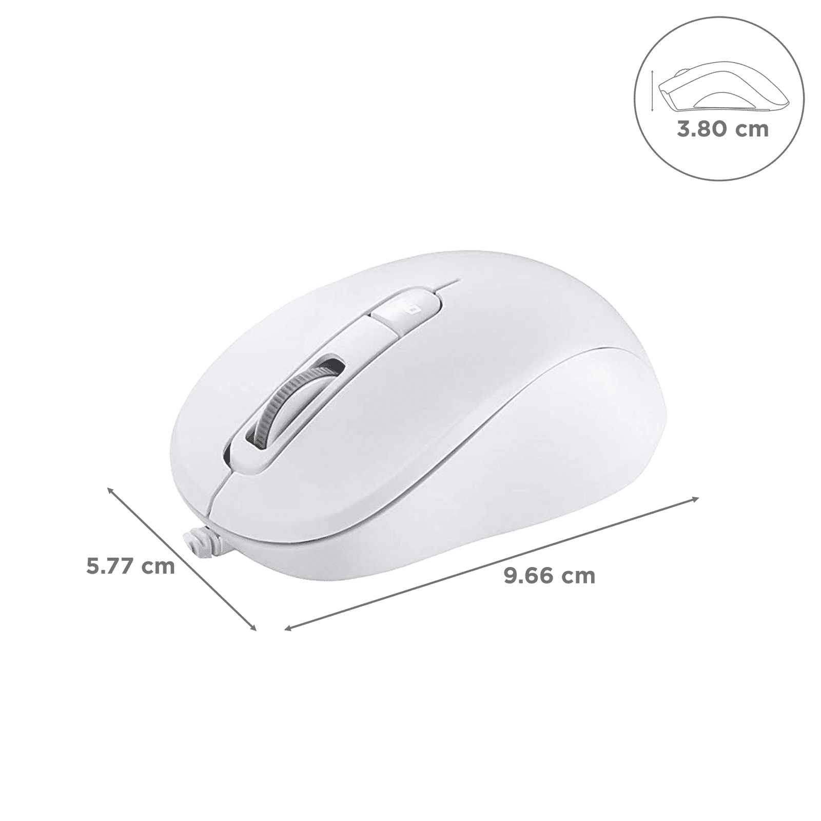 ASUS MU101C Blue Ray Wired Mouse with Silent Click (3200 dpi Adjustable, White)_3