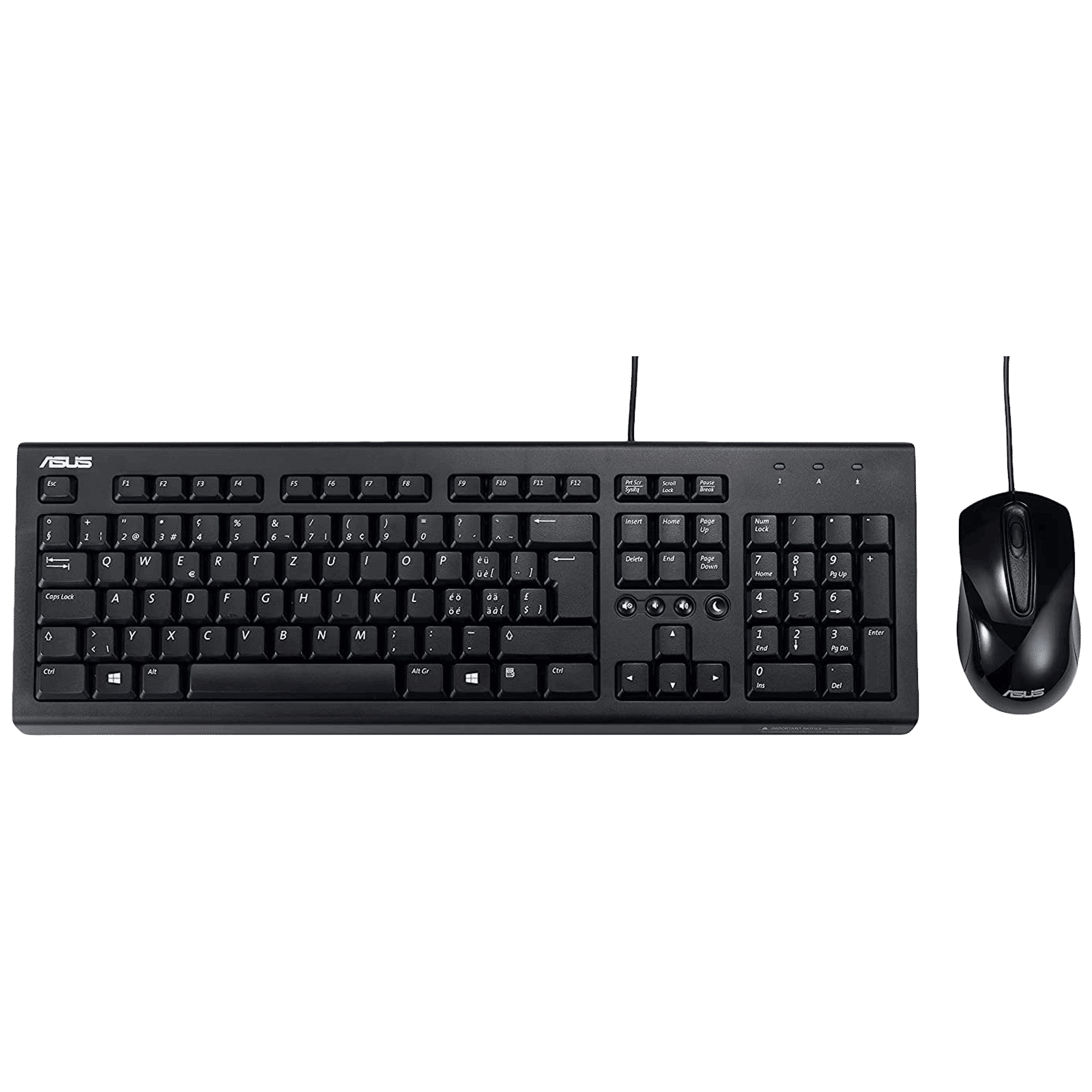 ASUS U2000 Wired Keyboard and Mouse Combo (1000dpi, Black) ASUS U2000 Wired Keyboard and Mouse Combo (1000dpi, Black)_1