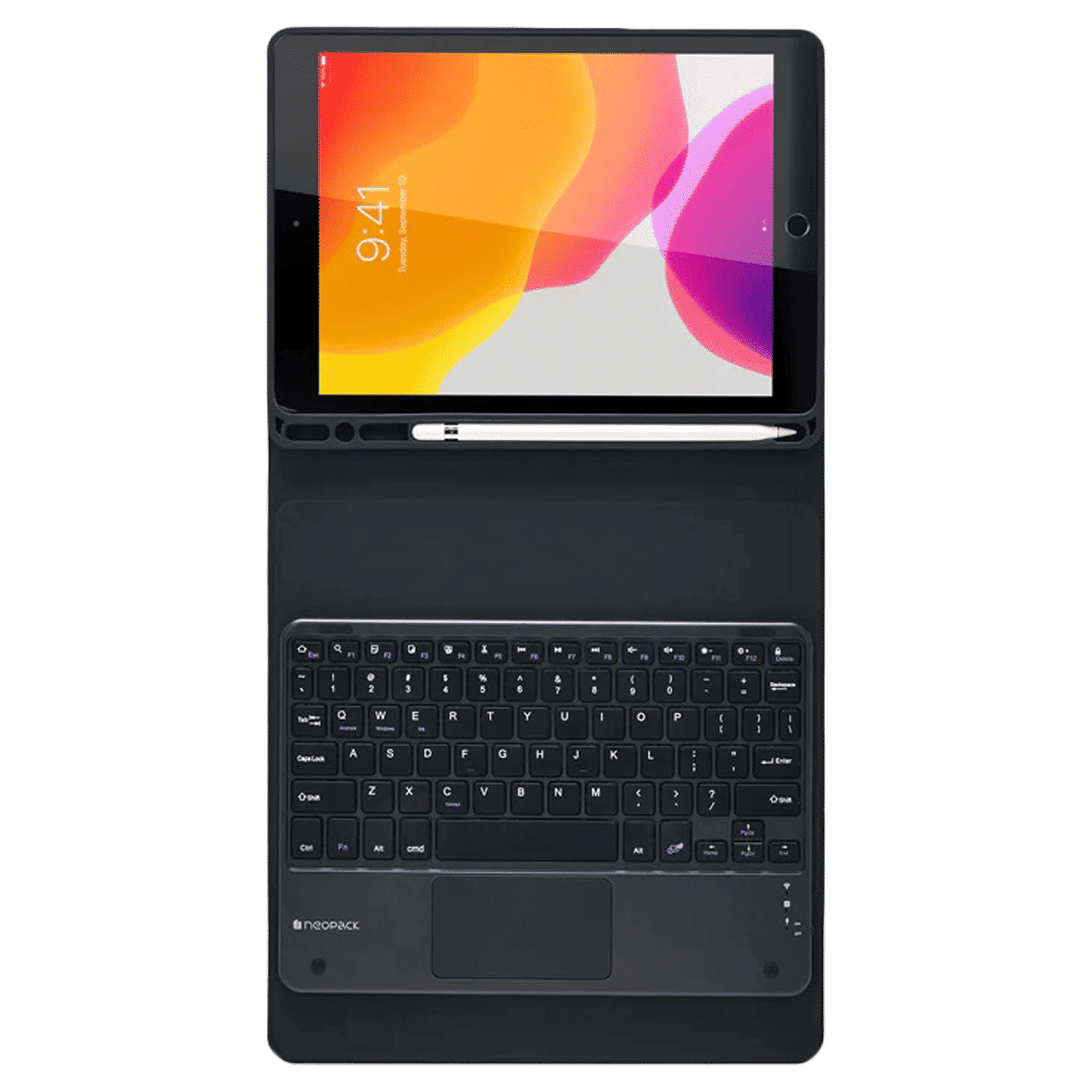 neopack Folio Case For Apple iPad 10.2 Inch(7th, 8th & 9th Gen) (Multi Vewing, Black)_1