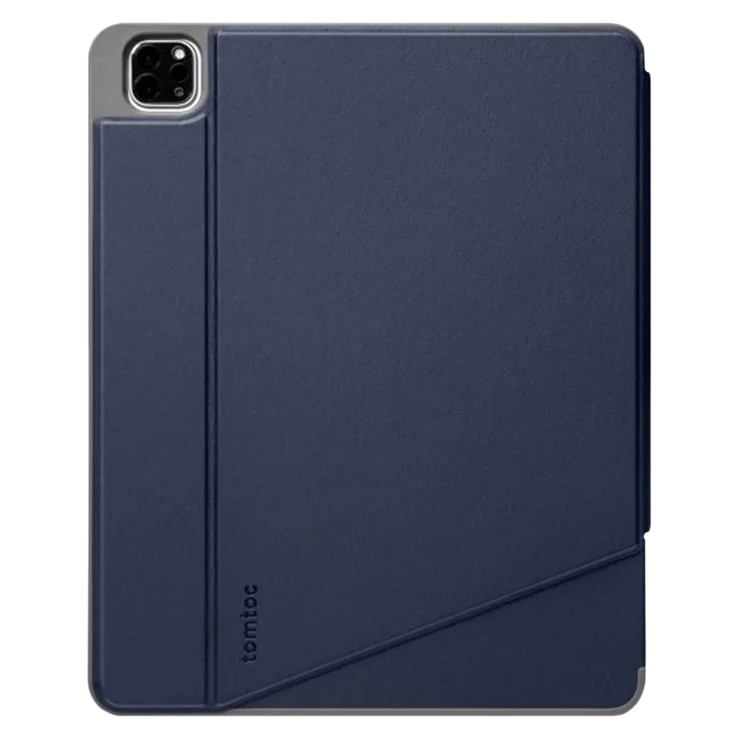 tomtoc Polyurethane Leather & TPU Flip Case for Apple iPad 11 Inch iPad Pencil Holder (3rd & 4th Gen) (Support Wireless Charging, Blue)_3