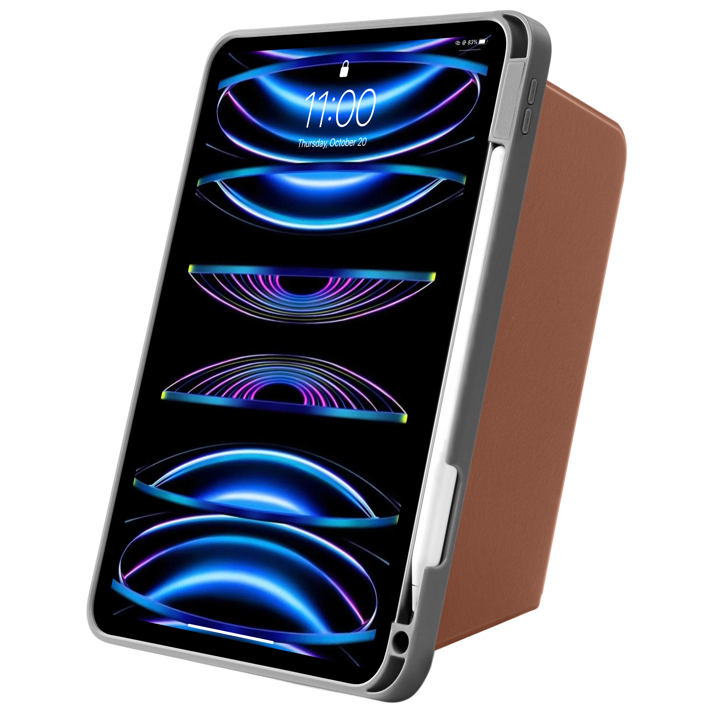 tomtoc Polyurethane Leather Flip Case for Apple iPad 11 Inch (Scratch Resistant, Caramel) tomtoc Polyurethane Leather Flip Case for Apple iPad 11 Inch (Scratch Resistant, Caramel)_4