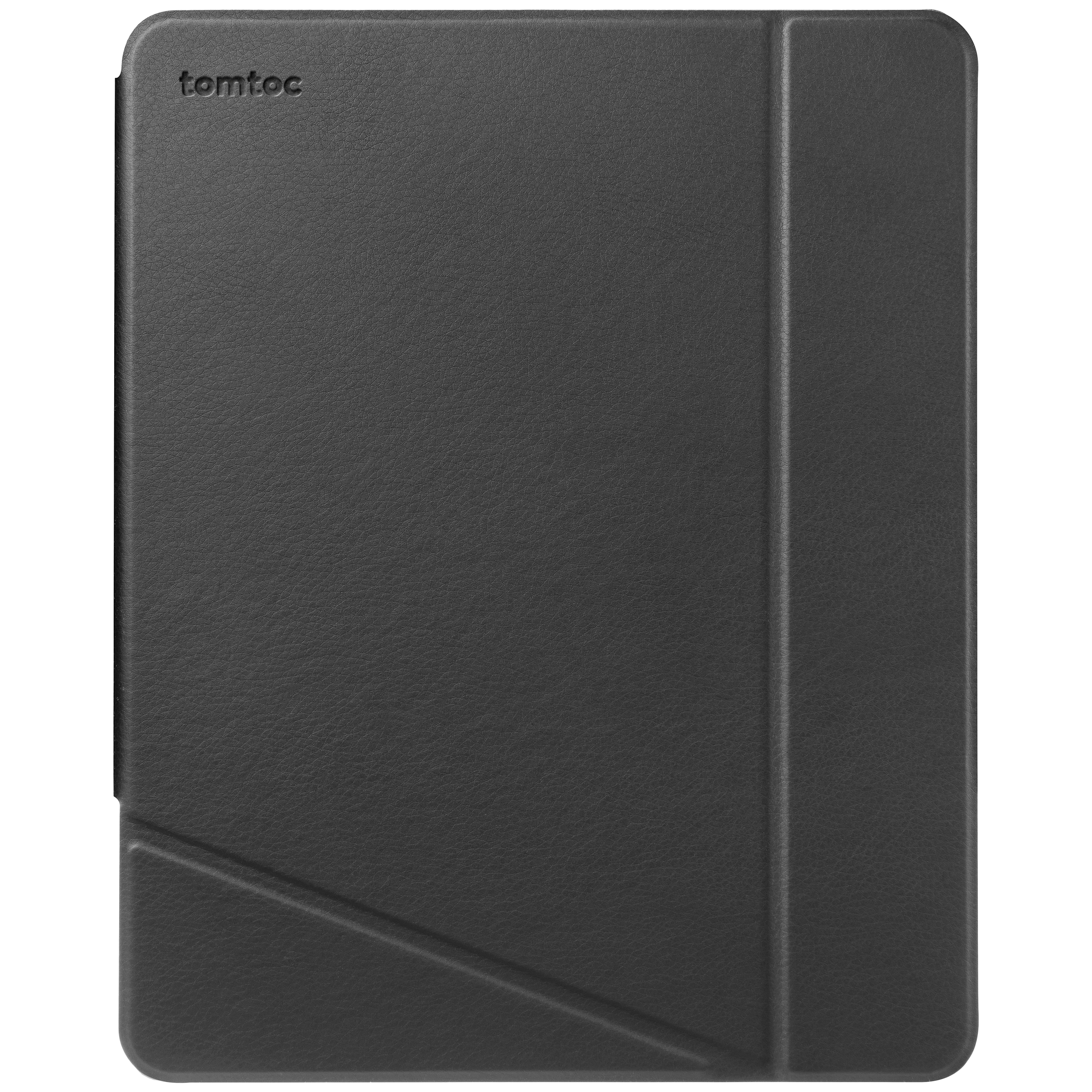 tomtoc Inspire B02 PU Leather Flip Case for Apple iPad 12.9 Inch (Military Grade Protection, Black)_1