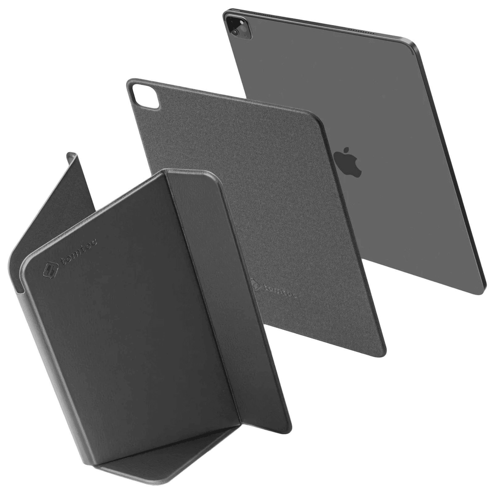 tomtoc Inspire B02 PU Leather Flip Cover for Apple iPad 10.9, 11 Inch (Military Grade Protection, Black)_5