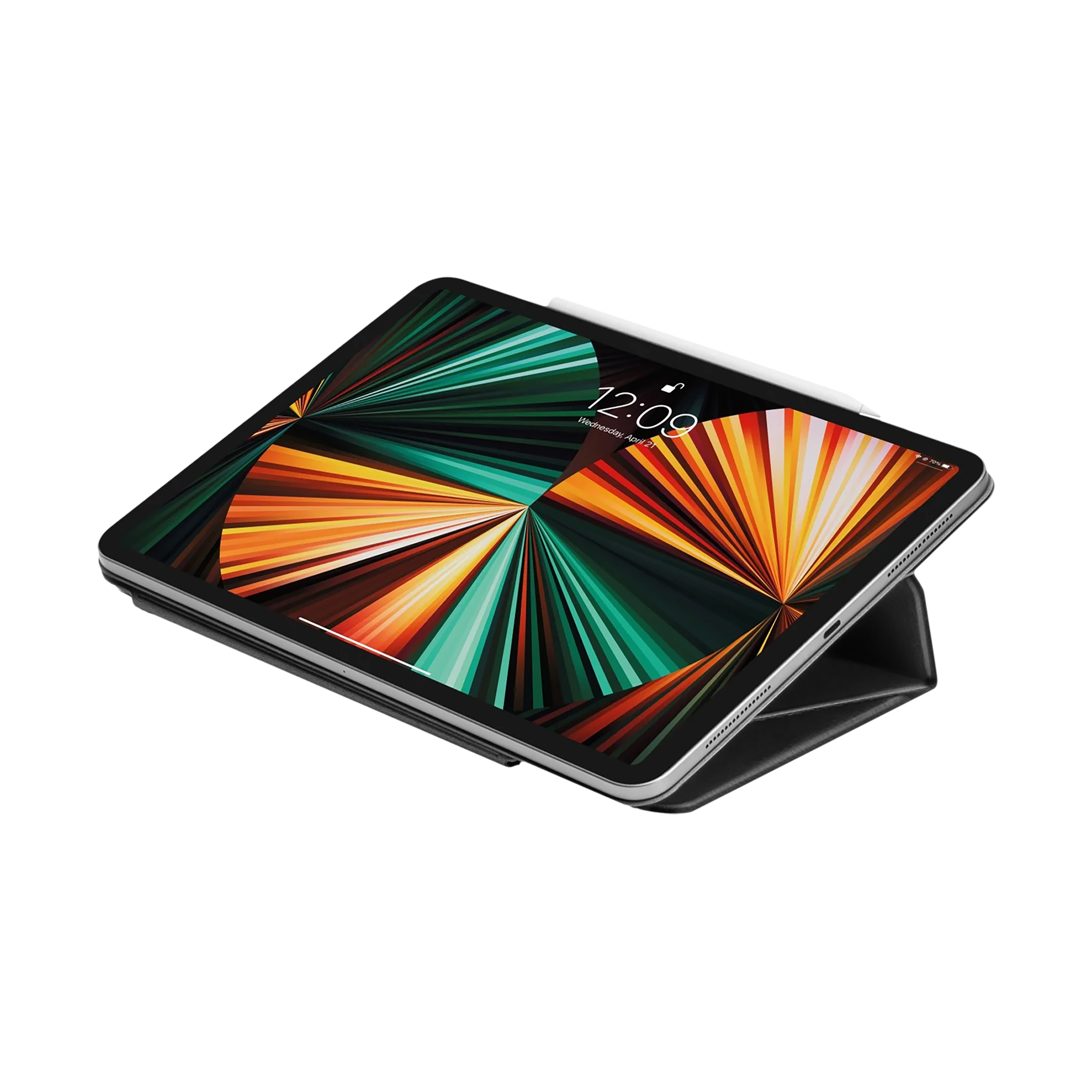 tomtoc Inspire B02 PU Leather Flip Cover for Apple iPad 10.9, 11 Inch (Military Grade Protection, Black)_3