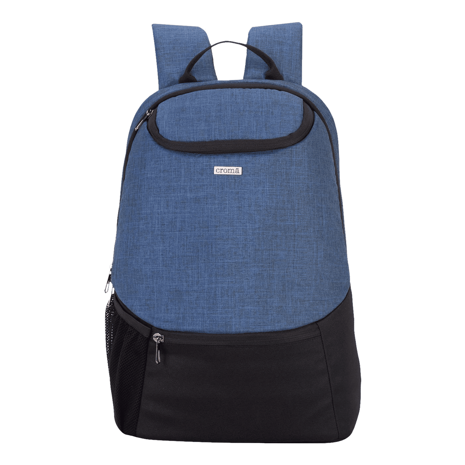 Croma Polyester Laptop Backpack for 15.6 Inch Laptop (21 L, Padded Shoulder Straps, Blue and Black) Croma Polyester Laptop Backpack for 15.6 Inch Laptop (21 L, Padded Shoulder Straps, Blue and Black)_1