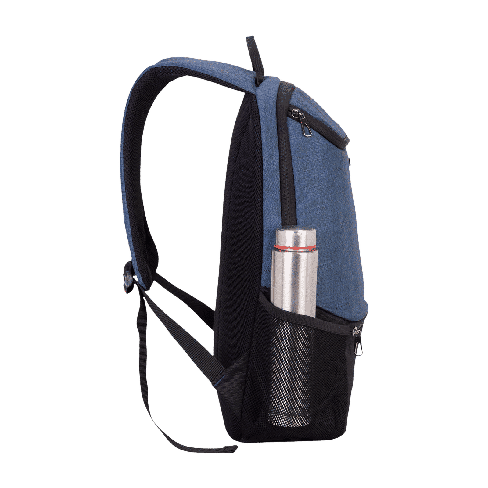 Croma Polyester Laptop Backpack for 15.6 Inch Laptop (21 L, Padded Shoulder Straps, Blue and Black) Croma Polyester Laptop Backpack for 15.6 Inch Laptop (21 L, Padded Shoulder Straps, Blue and Black)_5