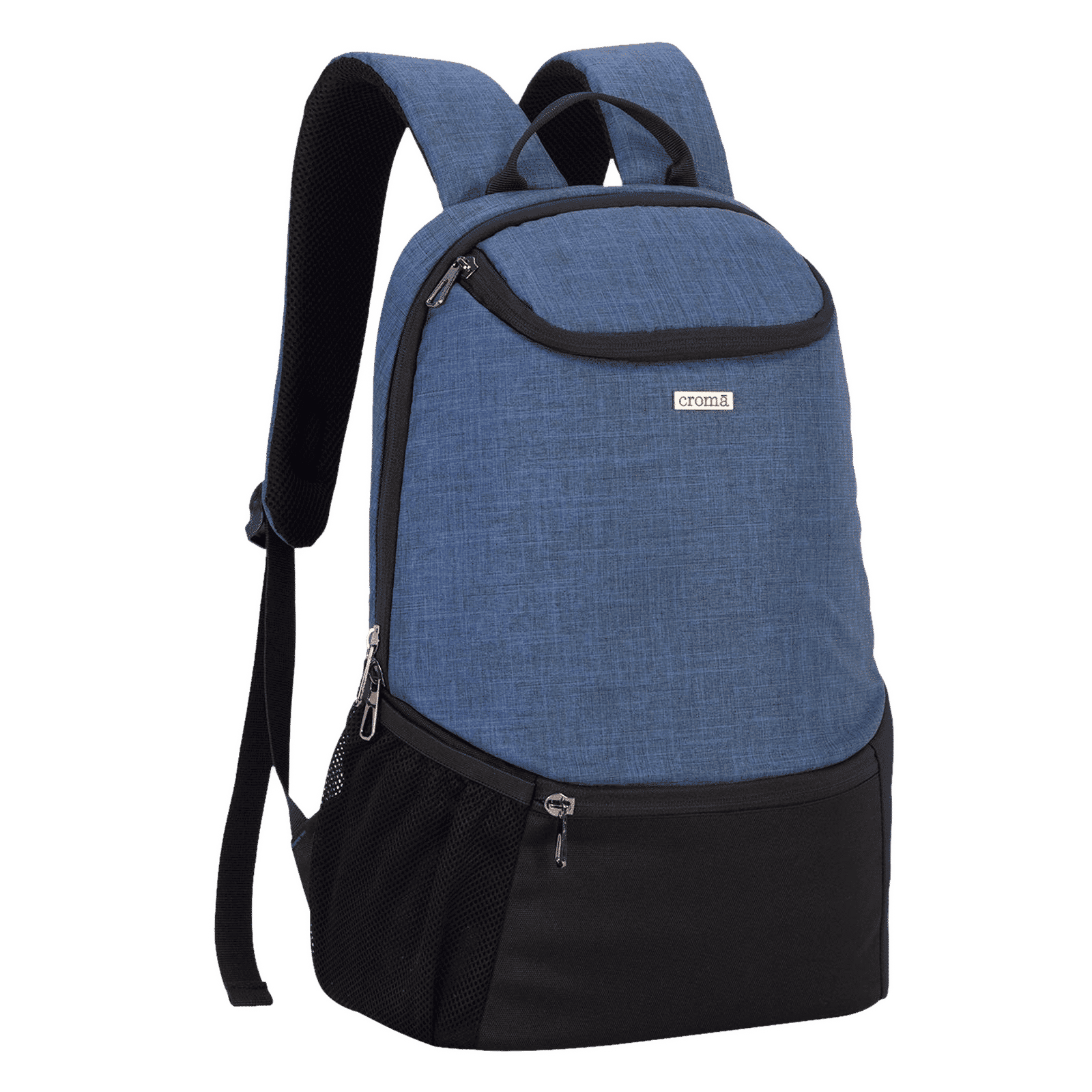 Croma Polyester Laptop Backpack for 15.6 Inch Laptop (21 L, Padded Shoulder Straps, Blue and Black) Croma Polyester Laptop Backpack for 15.6 Inch Laptop (21 L, Padded Shoulder Straps, Blue and Black)_6