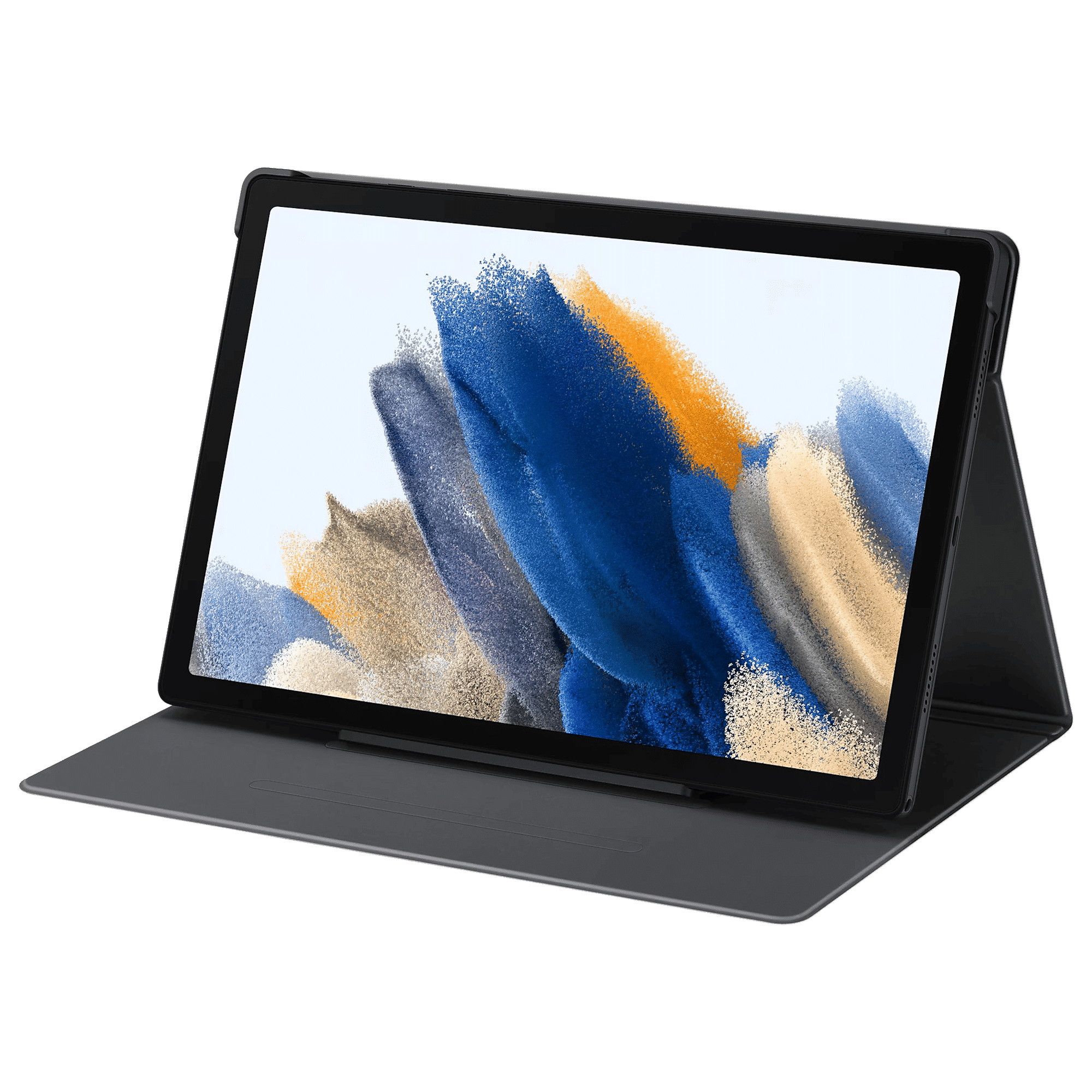 SAMSUNG EF-BX200PJEGIN Flip Cover for Galaxy Tab A8 (Sleek Design, Dark Gray)_3