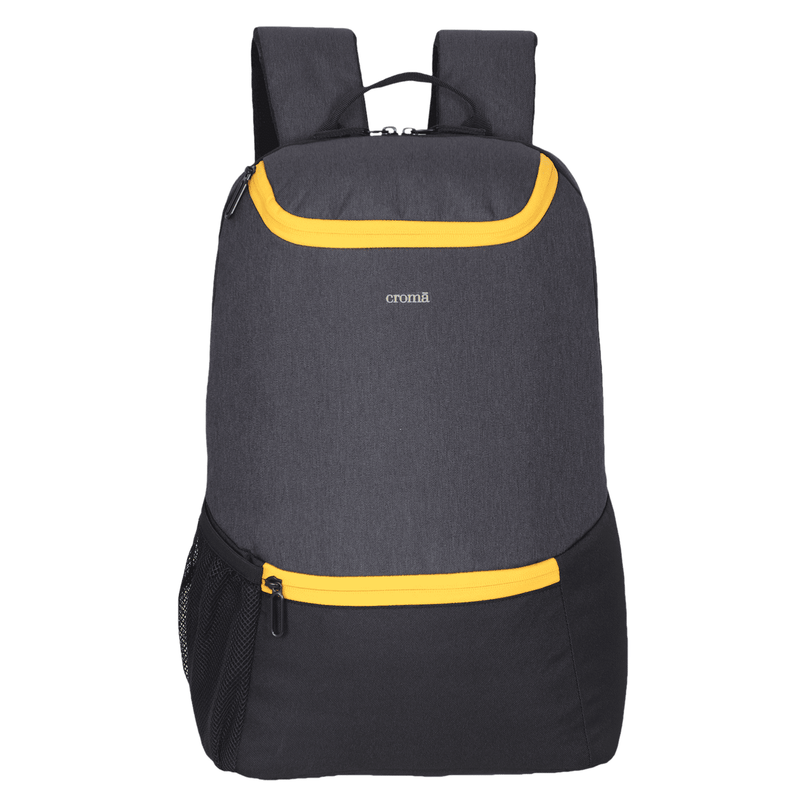 Croma Polyester Laptop Backpack for 15.6 Inch Laptop (21 L, Adjustable Shoulder Straps, Grey) Croma Polyester Laptop Backpack for 15.6 Inch Laptop (21 L, Adjustable Shoulder Straps, Grey)_1