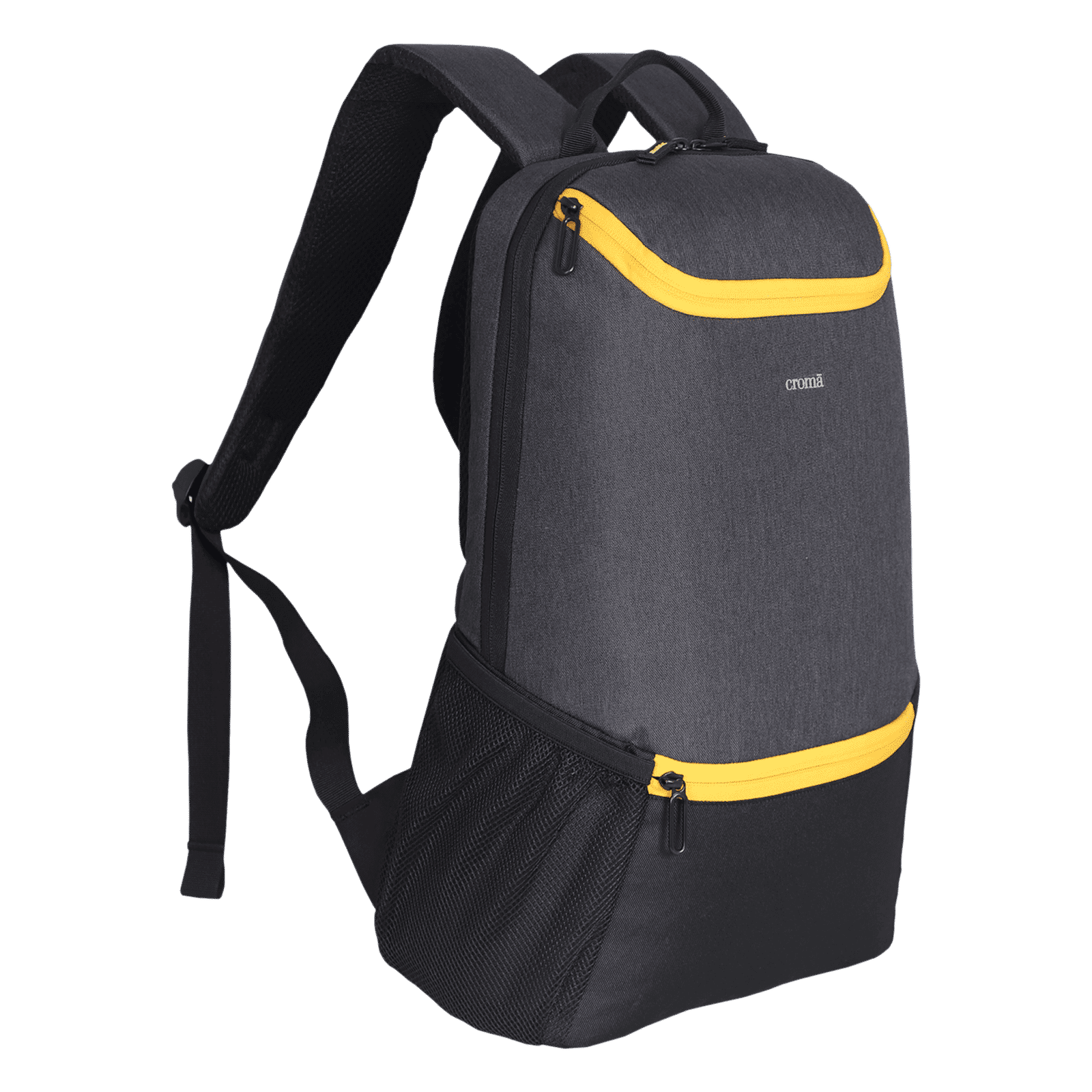 Croma Polyester Laptop Backpack for 15.6 Inch Laptop (21 L, Adjustable Shoulder Straps, Grey) Croma Polyester Laptop Backpack for 15.6 Inch Laptop (21 L, Adjustable Shoulder Straps, Grey)_6