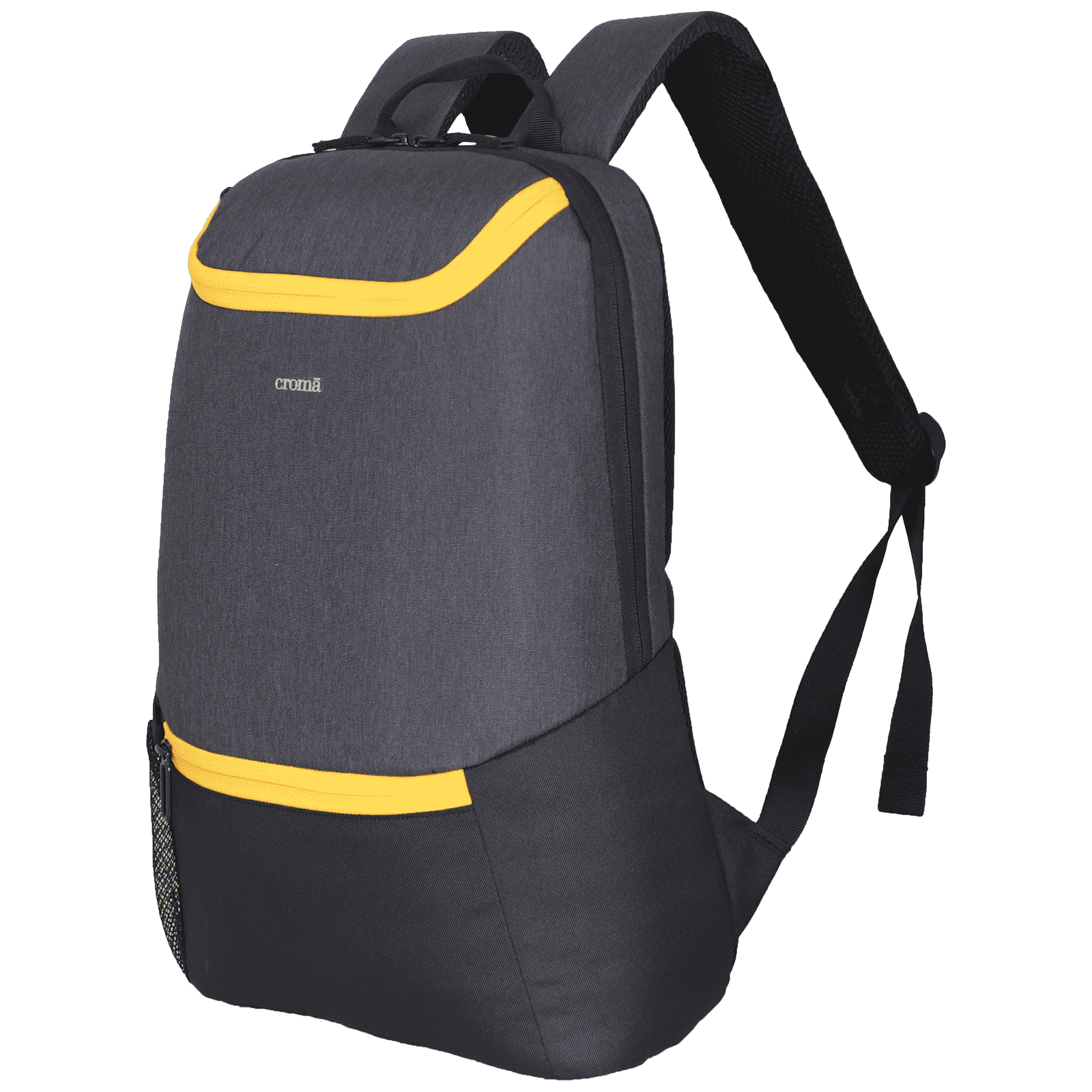 Croma Polyester Laptop Backpack for 15.6 Inch Laptop (21 L, Adjustable Shoulder Straps, Grey) Croma Polyester Laptop Backpack for 15.6 Inch Laptop (21 L, Adjustable Shoulder Straps, Grey)_7