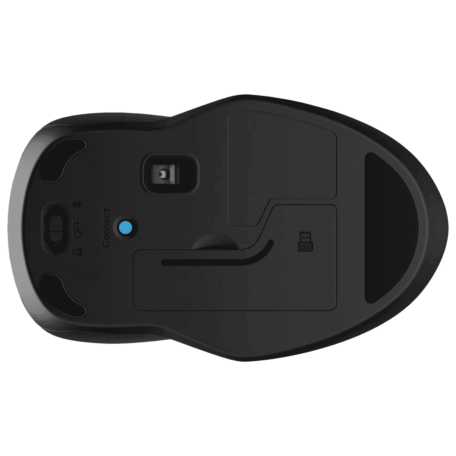 HP 250 Dual Bluetooth 5.0 Wireless Optical Mouse with Dual-Mode Connectivity (1600 DPI Adjustable, Multi Surface Tracking, Black)_4