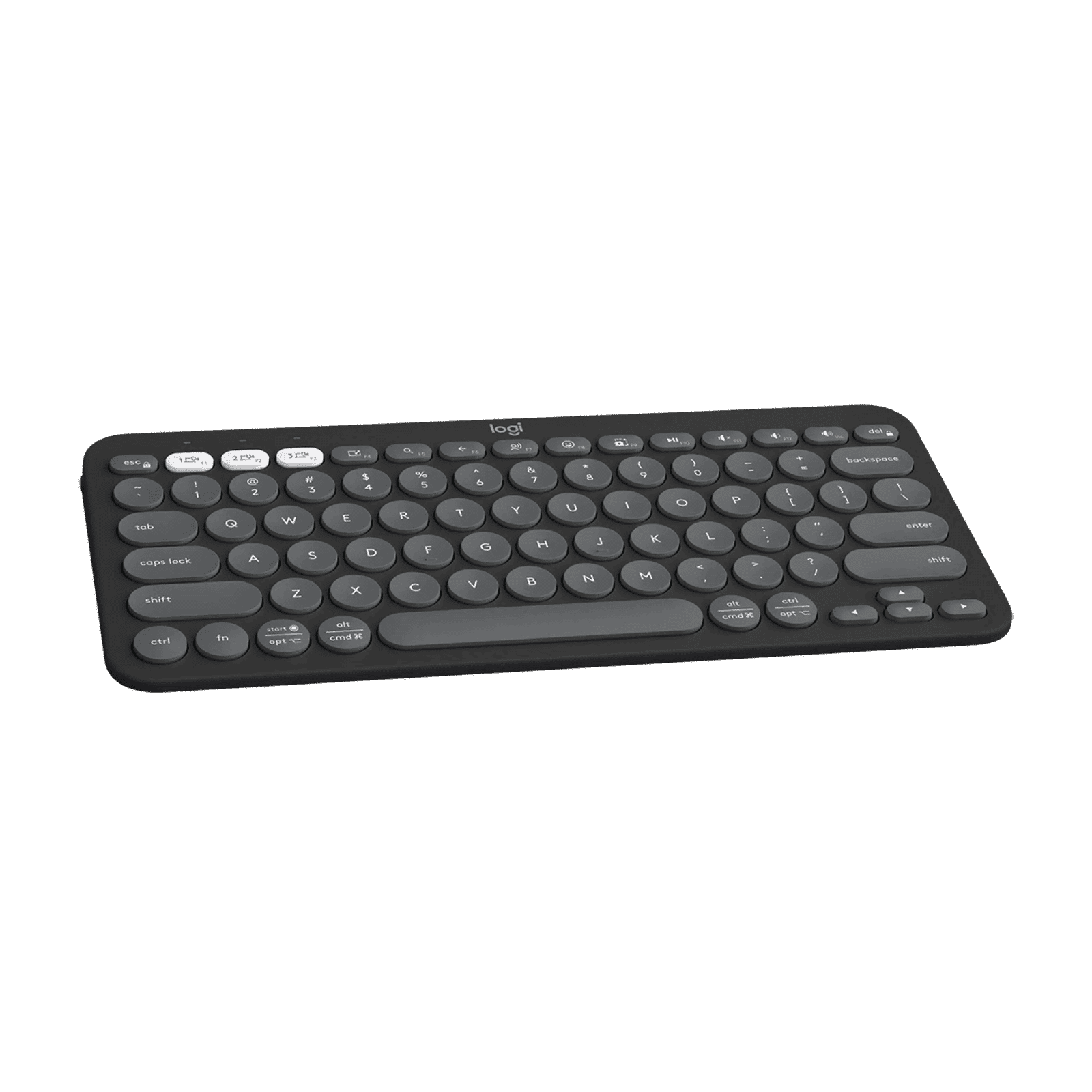 logitech Pebble Keys 2 Bluetooth Wireless Keyboard with Multi Device Pairing (10 Customizable Keys, Tonal Graphite) logitech Pebble Keys 2 Bluetooth Wireless Keyboard with Multi Device Pairing (10 Customizable Keys, Tonal Graphite)_4