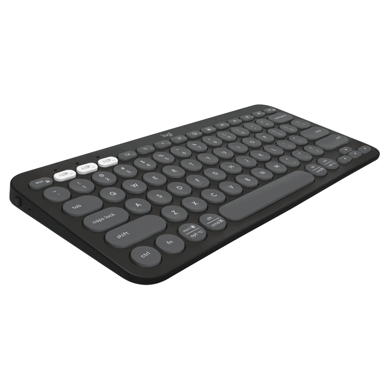 logitech Pebble Keys 2 Bluetooth Wireless Keyboard with Multi Device Pairing (10 Customizable Keys, Tonal Graphite) logitech Pebble Keys 2 Bluetooth Wireless Keyboard with Multi Device Pairing (10 Customizable Keys, Tonal Graphite)_5