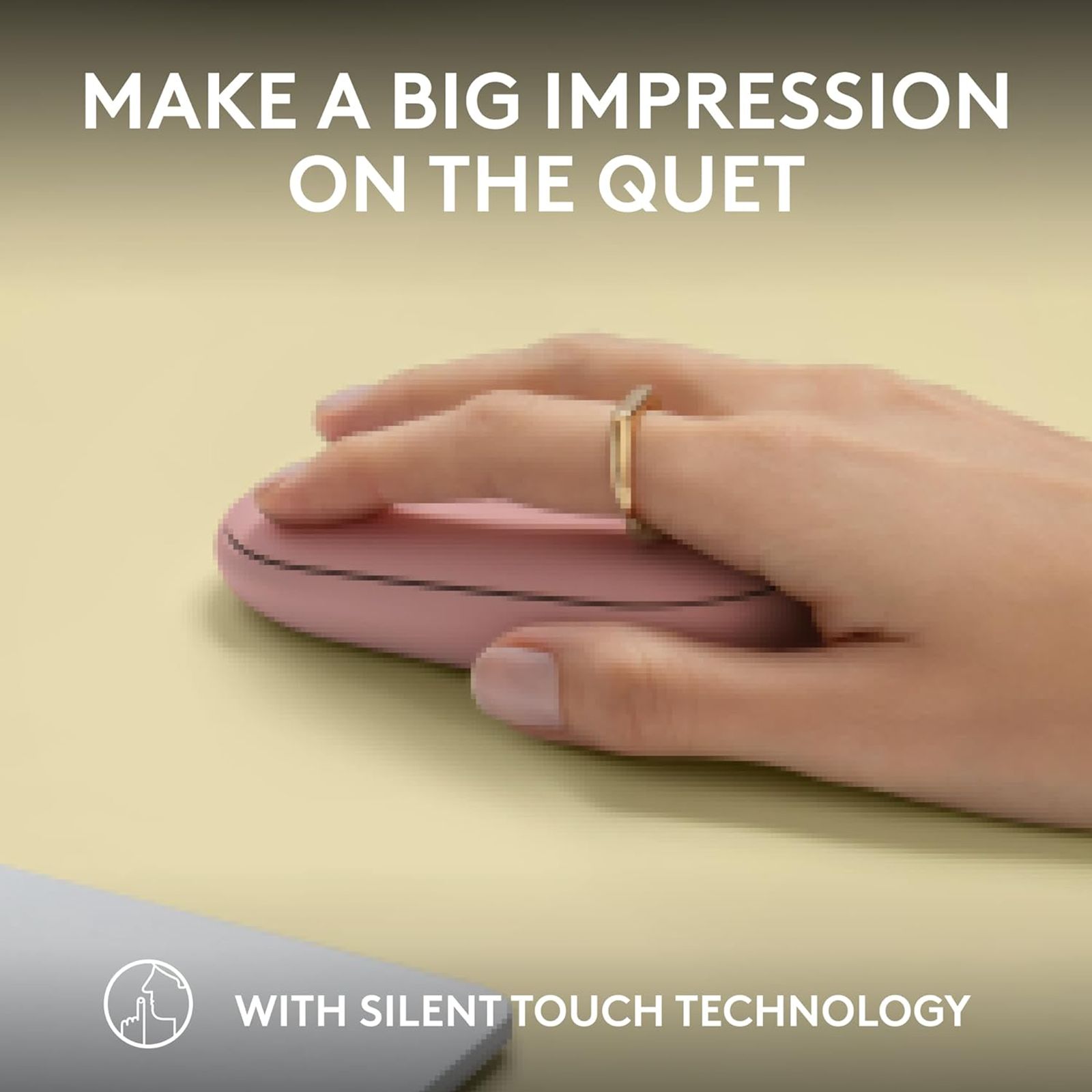 logitech Pebble Mouse 2 Wireless Optical Mouse with Silent Click Buttons (1000 DPI, Ultra Portable, Tonal Rose)_10