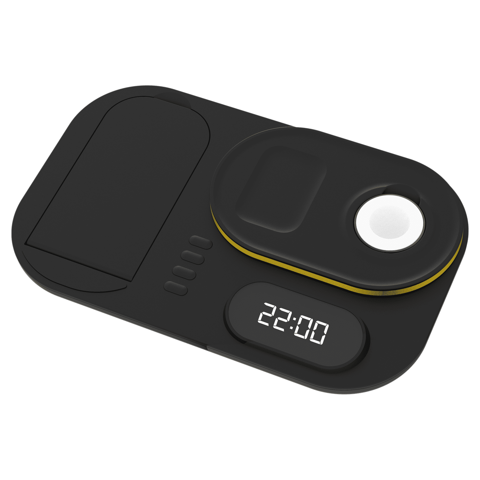 Croma 15W 4-in-1 Wireless Charger for iPhone 14, 14 Pro, 15, 15 Pro (Heat Resistant, Black) Croma 15W 4-in-1 Wireless Charger for iPhone 14, 14 Pro, 15, 15 Pro (Heat Resistant, Black)_4