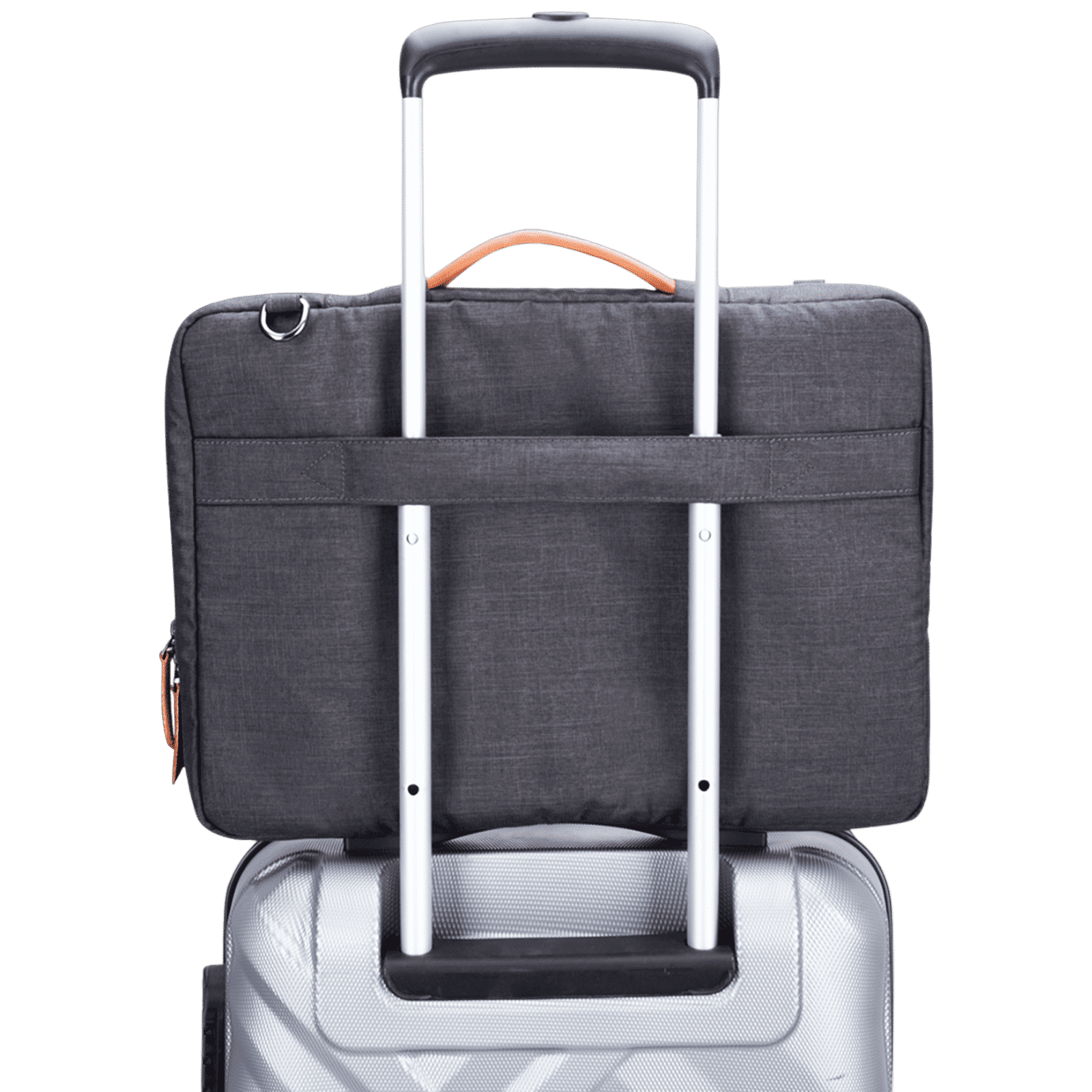 Croma Polyester Fabric Sling Bag for 15.6 Inch Laptop (5.7 L, Water Resistant, Grey)_8