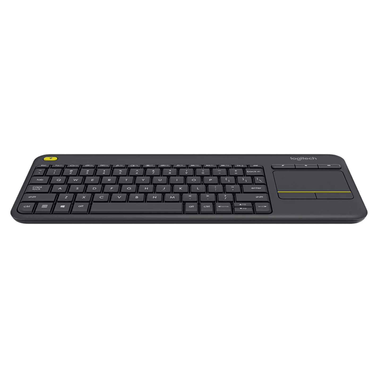 logitech K400 Plus 2.4GHz Wireless Keyboard with Built-in Touchpad (Upto 5 Million Keystrokes, Black)_5