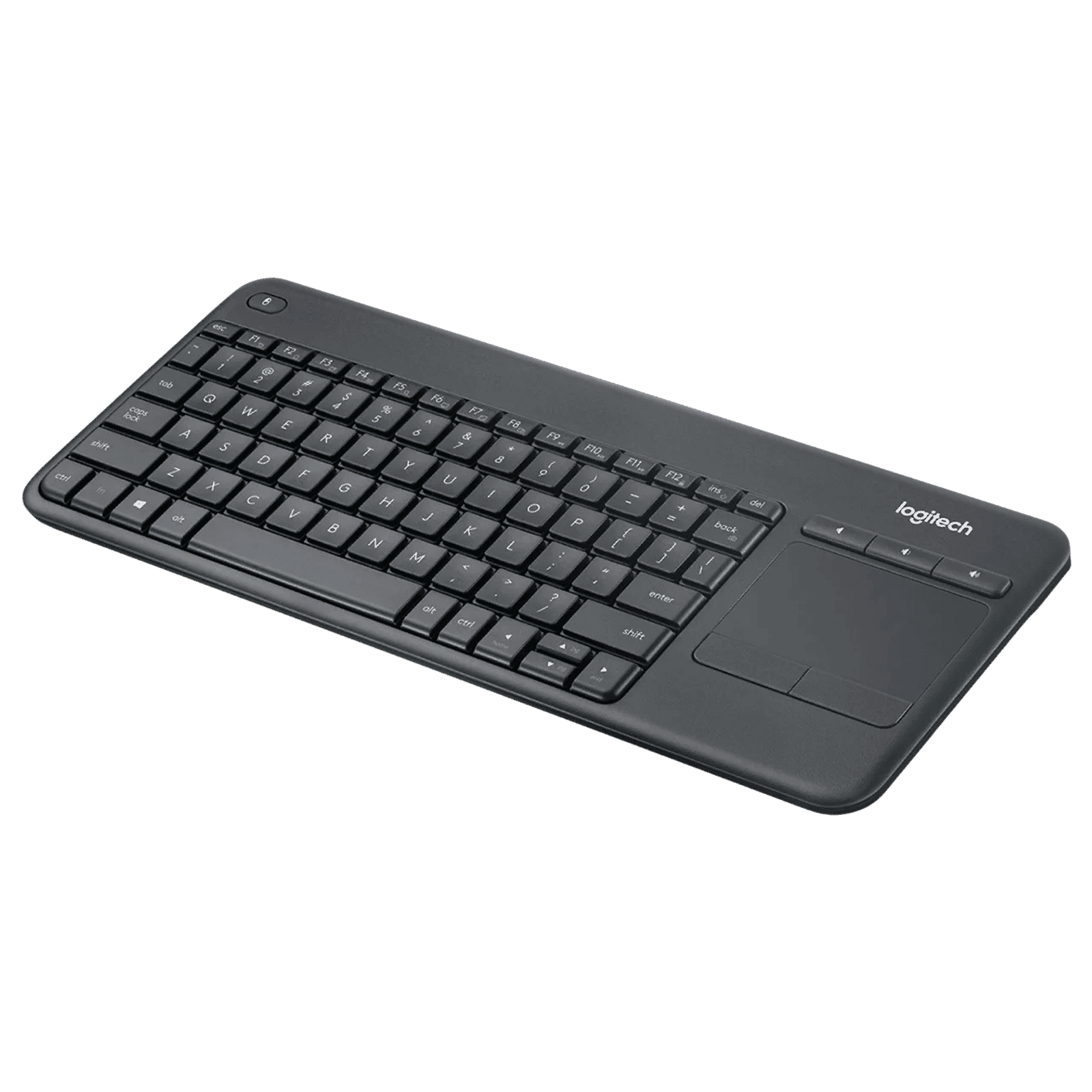 logitech K400 Plus 2.4GHz Wireless Keyboard with Built-in Touchpad (Upto 5 Million Keystrokes, Black)_6
