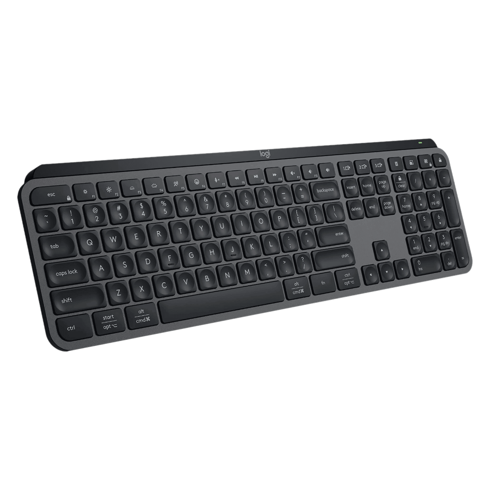 logitech MX KEYS S Rechargeable Bluetooth Wireless Keyboard with Backlit Keys (Automate Repetitive Tasks, Graphite) logitech MX KEYS S Rechargeable Bluetooth Wireless Keyboard with Backlit Keys (Automate Repetitive Tasks, Graphite)_4