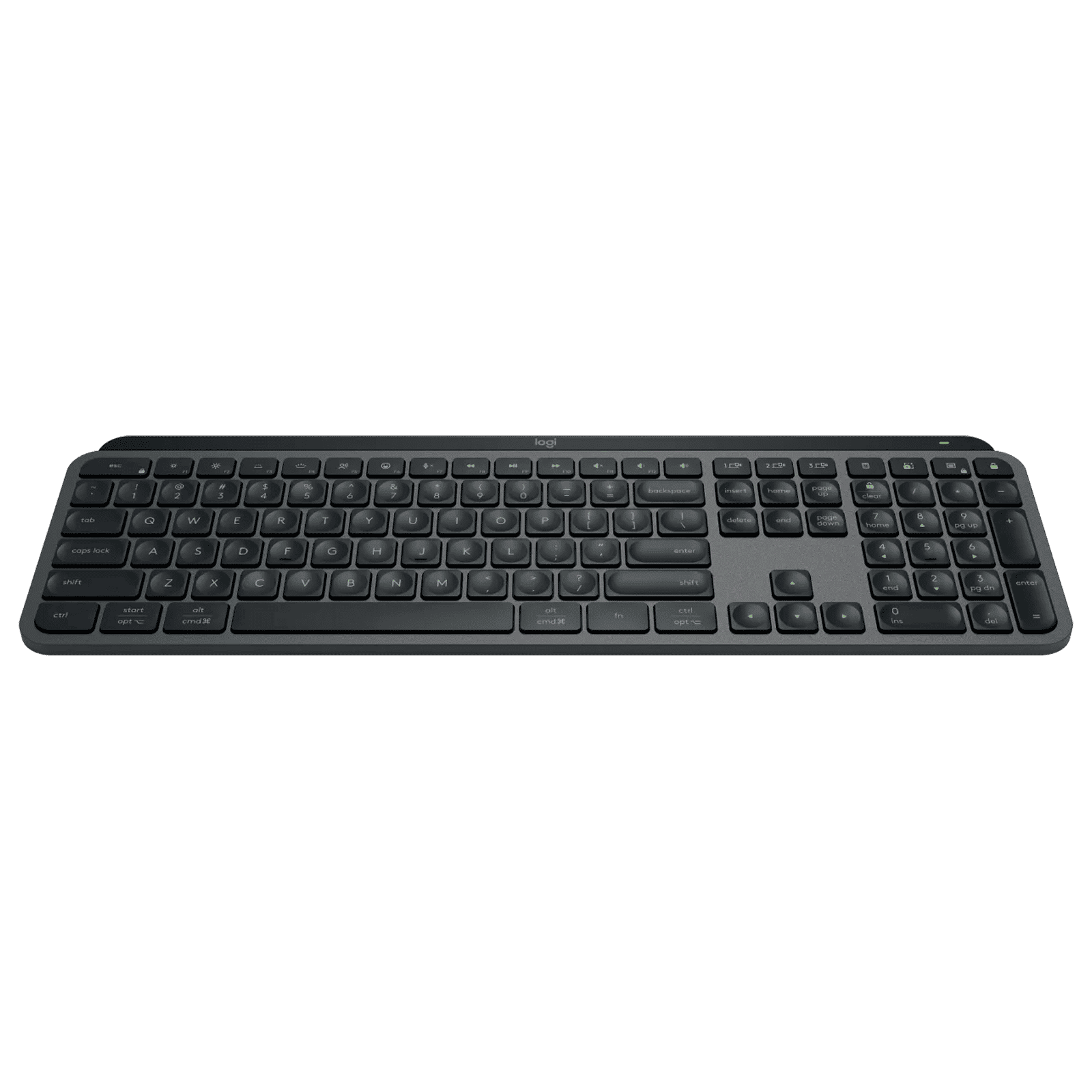 logitech MX KEYS S Rechargeable Bluetooth Wireless Keyboard with Backlit Keys (Automate Repetitive Tasks, Graphite) logitech MX KEYS S Rechargeable Bluetooth Wireless Keyboard with Backlit Keys (Automate Repetitive Tasks, Graphite)_8