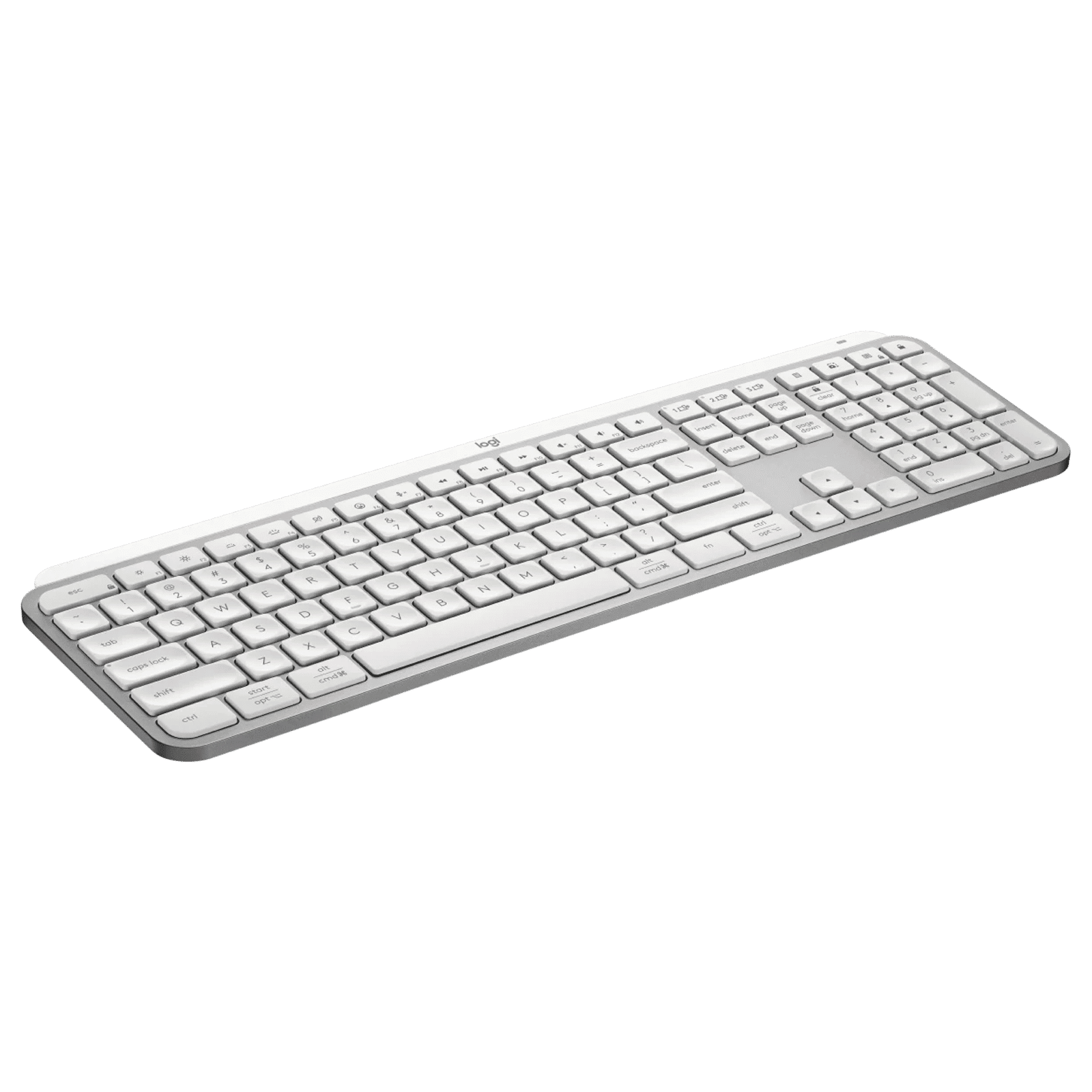 logitech MX KEYS S Rechargeable Bluetooth Wireless Keyboard with Backlit Keys (Fast Fluid Precise Typing, Pale Gray)_3