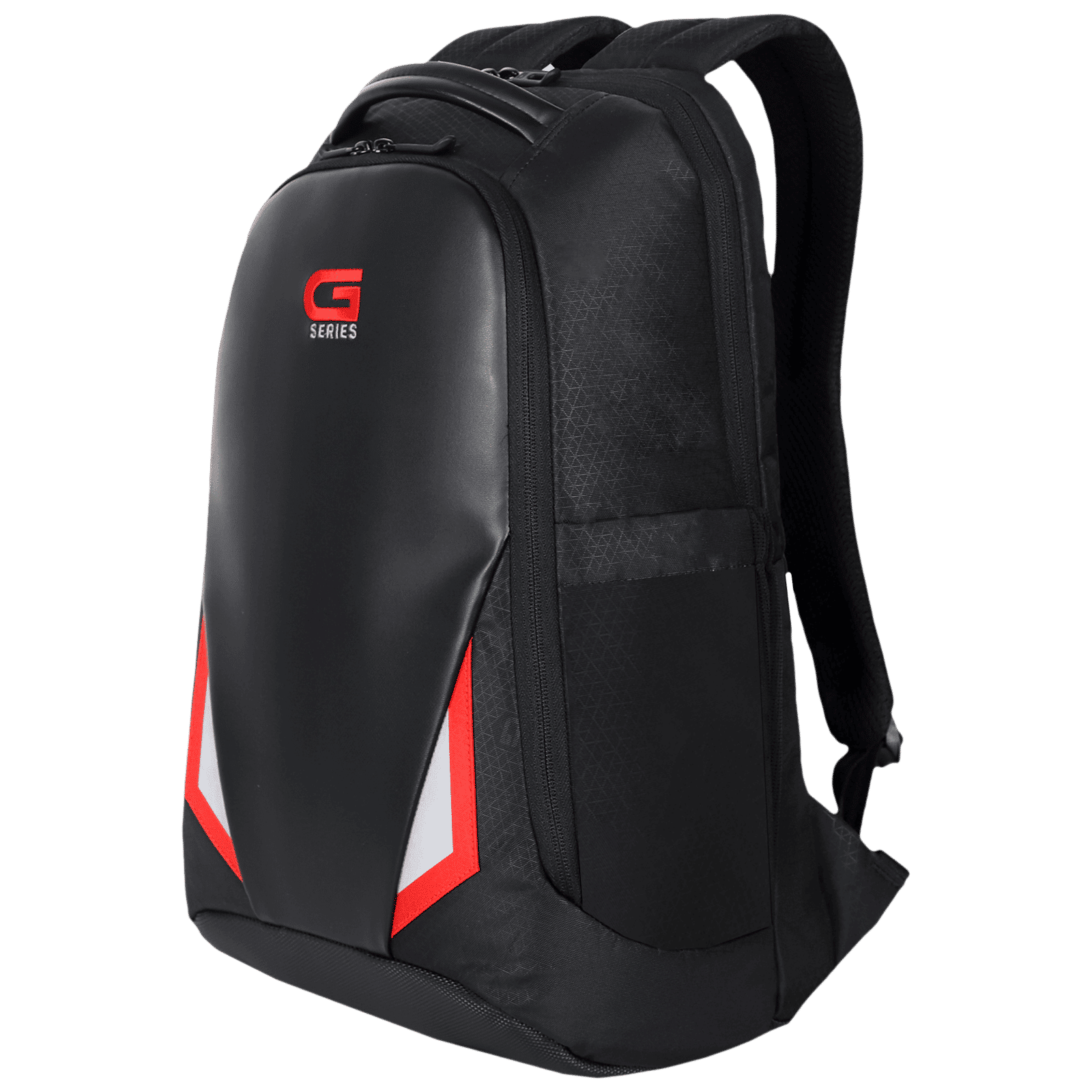 DELL G Series PU Leather Laptop Backpack for 17 Inch Laptop (25 L, Hanging Headphone Loop, Black & Red)_9