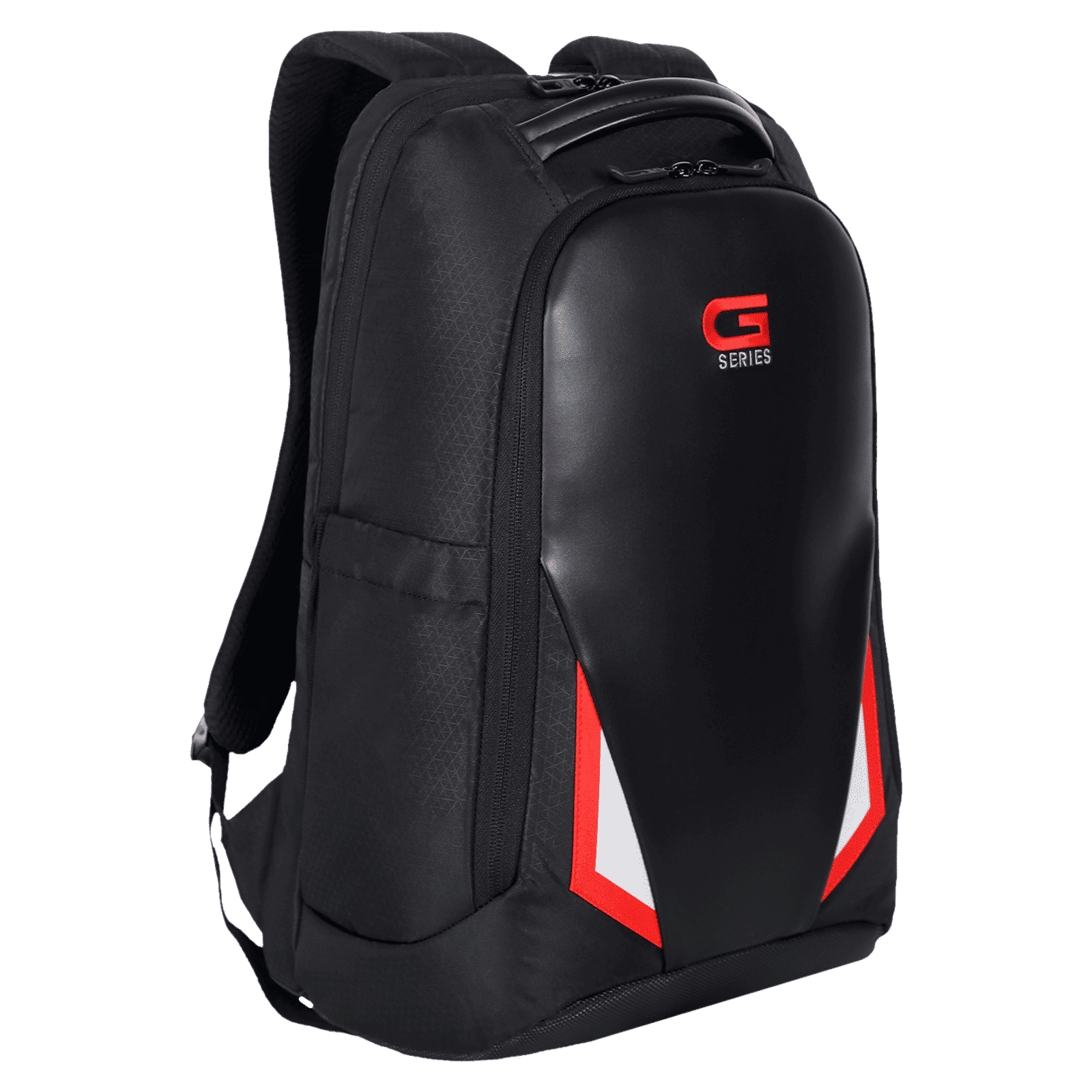 DELL G Series PU Leather Laptop Backpack for 17 Inch Laptop (25 L, Hanging Headphone Loop, Black & Red)_11