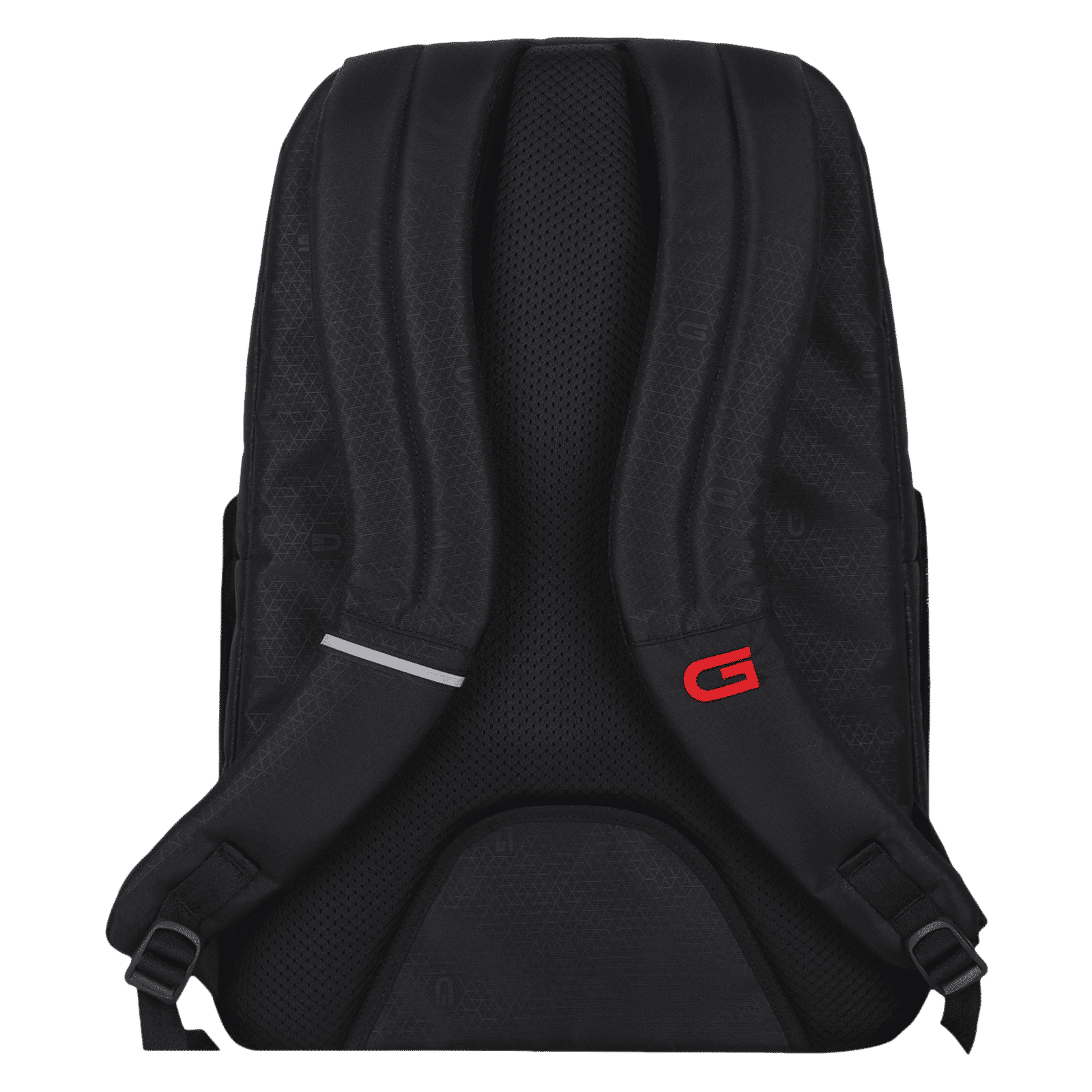 DELL G Series PU Leather Laptop Backpack for 17 Inch Laptop (25 L, Hanging Headphone Loop, Black & Red)_4