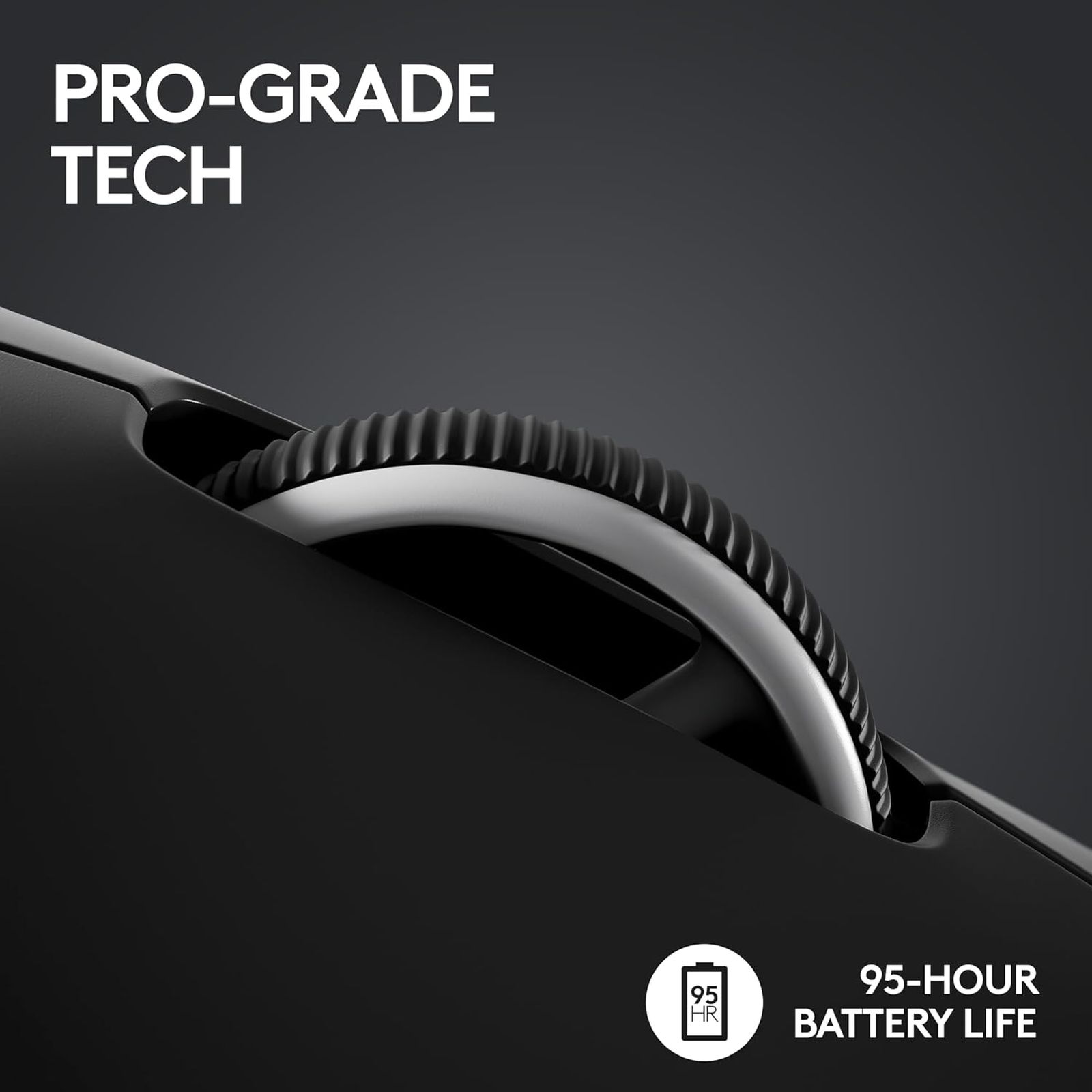 logitech Pro X Superlight 2 Rechargeable Wireless Optical Gaming Mouse with Lightforce Hybrid Switches (32000 DPI Adjustable, No Additive PTFE Feet, Black)_10