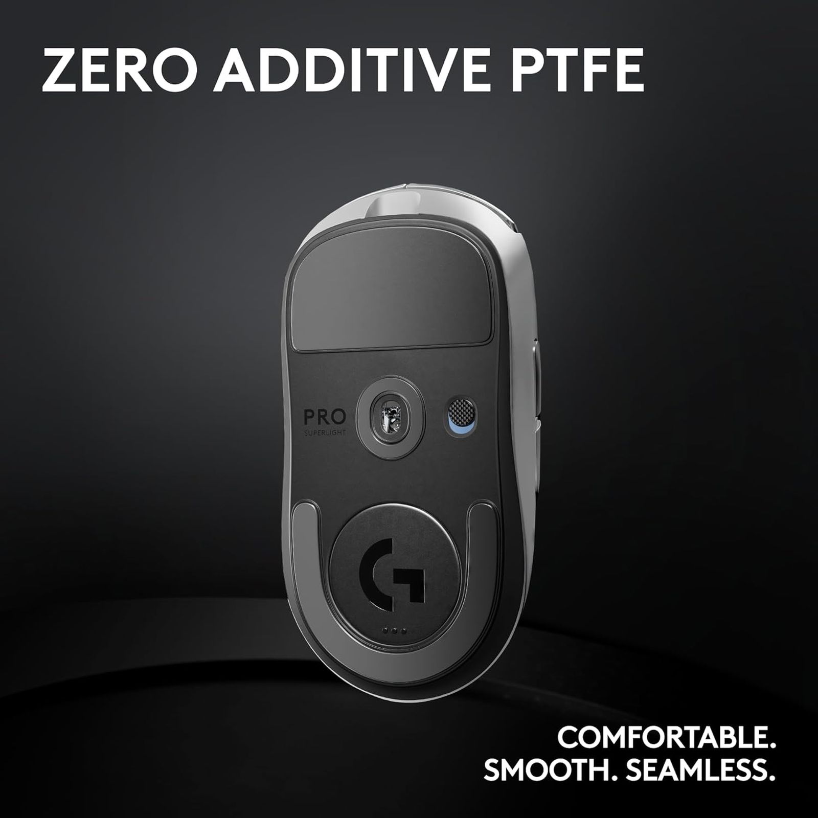 logitech Pro X Superlight 2 Rechargeable Wireless Optical Gaming Mouse with Lightforce Hybrid Switches (32000 DPI Adjustable, No Additive PTFE Feet, White) logitech Pro X Superlight 2 Rechargeable Wireless Optical Gaming Mouse with Lightforce Hybrid Switches (32000 DPI Adjustable, No Additive PTFE Feet, White)_8