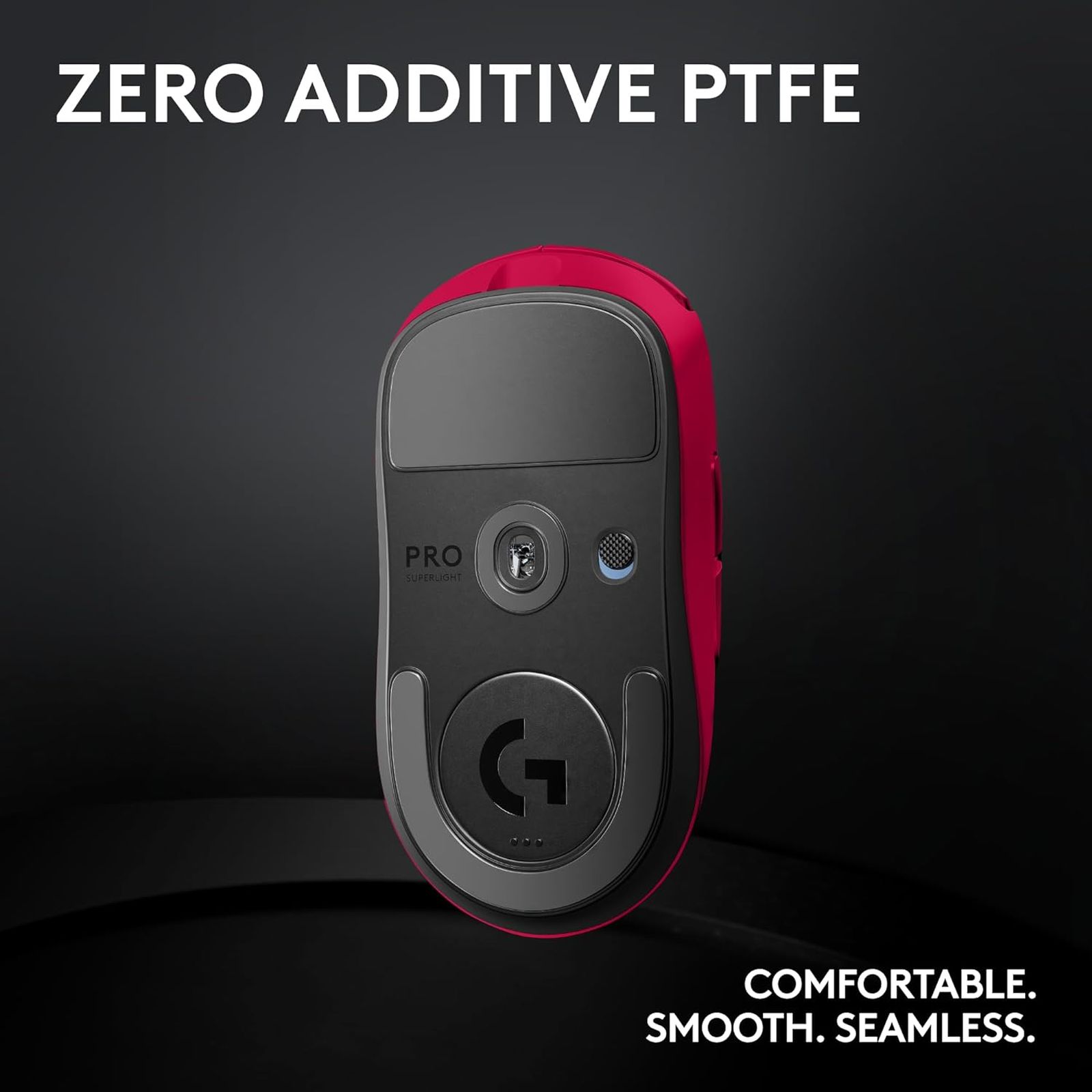 logitech Pro X Superlight 2 Rechargeable Wireless Optical Gaming Mouse with Lightforce Hybrid Switches (32000 DPI Adjustable, No Additive PTFE Feet, Pink)_16