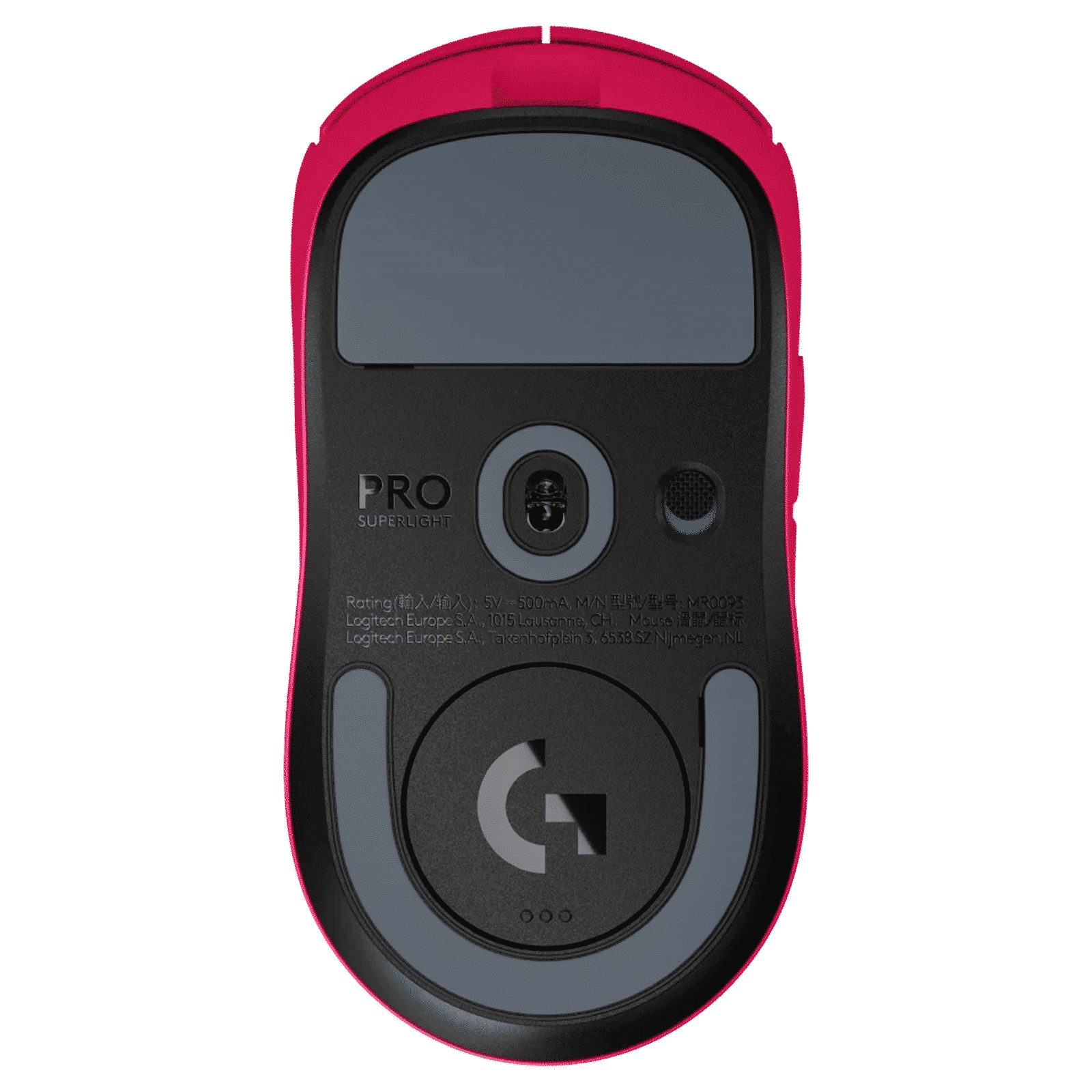 logitech Pro X Superlight 2 Rechargeable Wireless Optical Gaming Mouse with Lightforce Hybrid Switches (32000 DPI Adjustable, No Additive PTFE Feet, Pink)_7