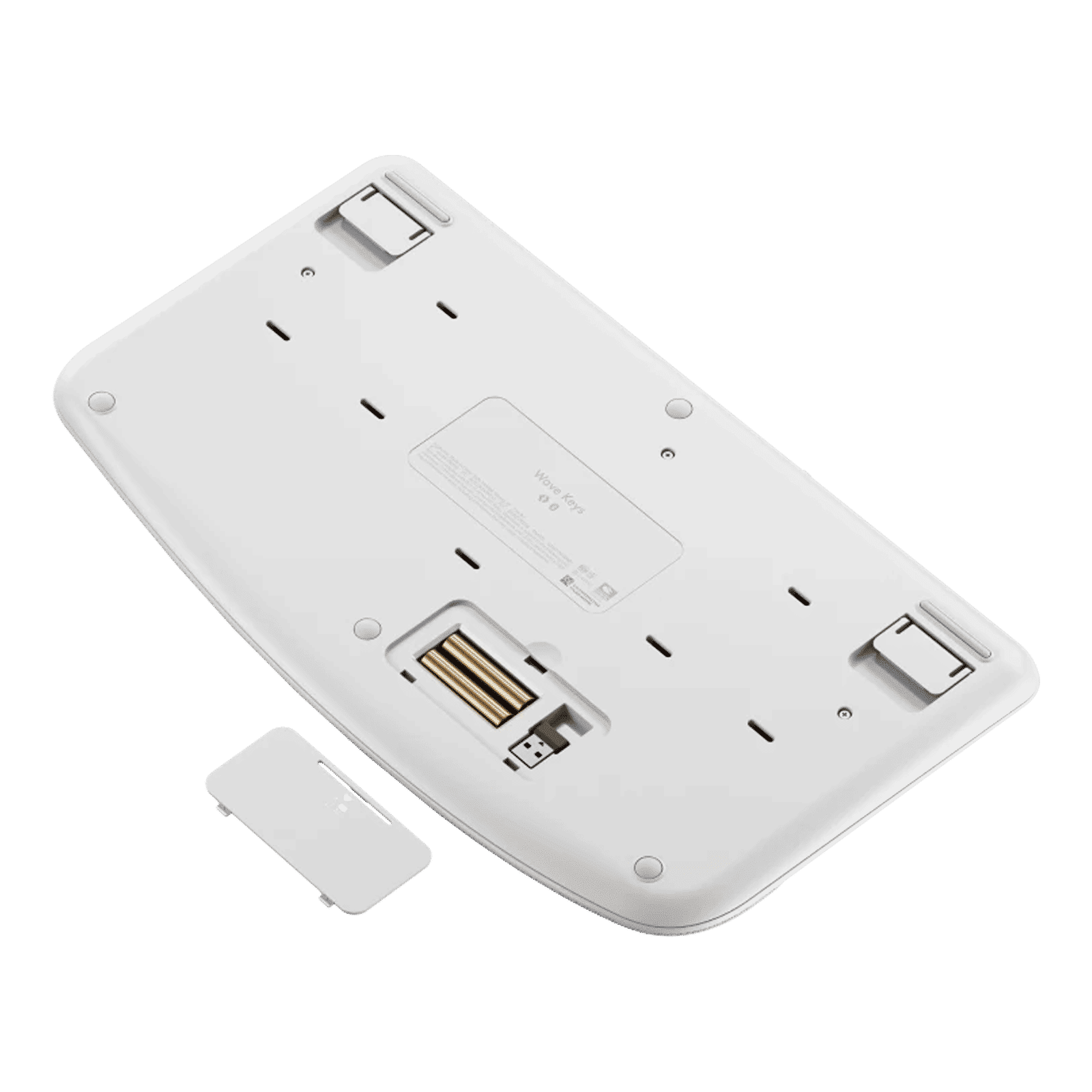 logitech Wave Keys Bluetooth Wireless Keyboard with Cushioned Palm Rest (Easy Switch Keys, Off White)_6