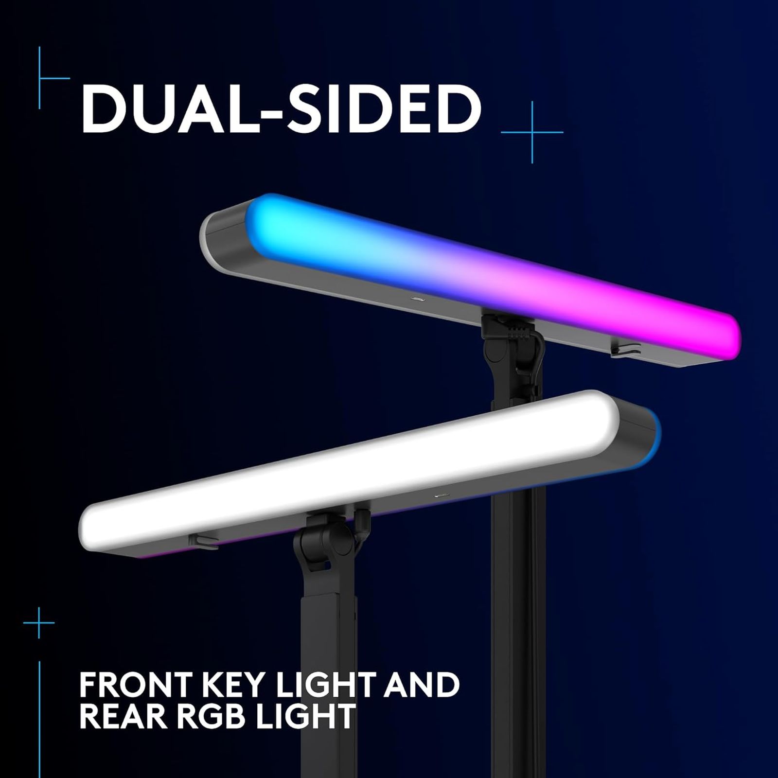 logitech Litra Beam LX LED Streaming Key Light for Desktop (Dual Sided RGB)_7