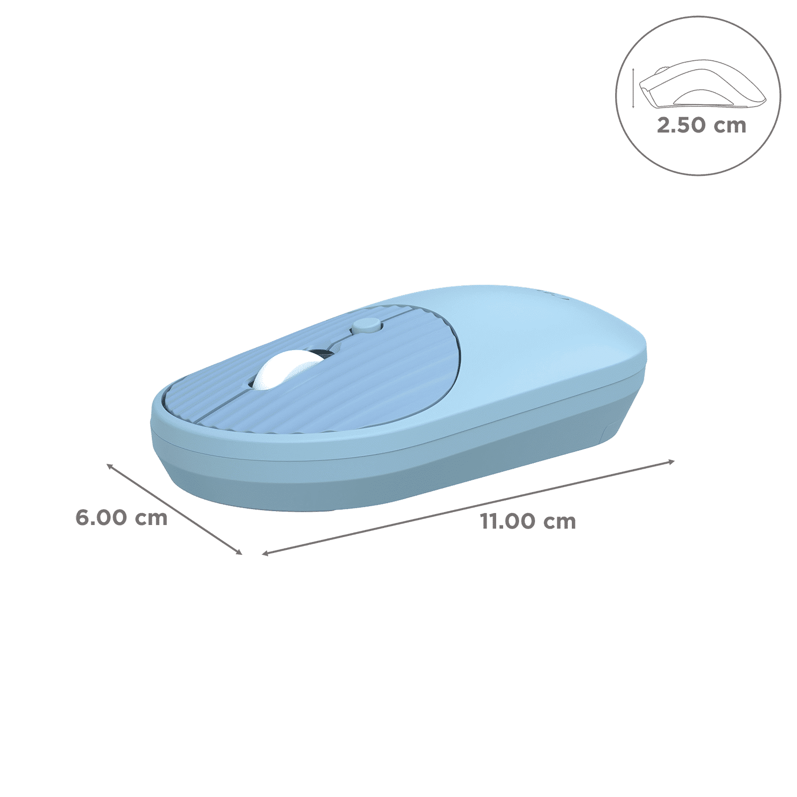 Croma 2.4 GHz Wireless Optical Mouse with Power Saving Feature (1600 DPI Adjustable, Ambidextrous Design, Blue) Croma 2.4 GHz Wireless Optical Mouse with Power Saving Feature (1600 DPI Adjustable, Ambidextrous Design, Blue)_3