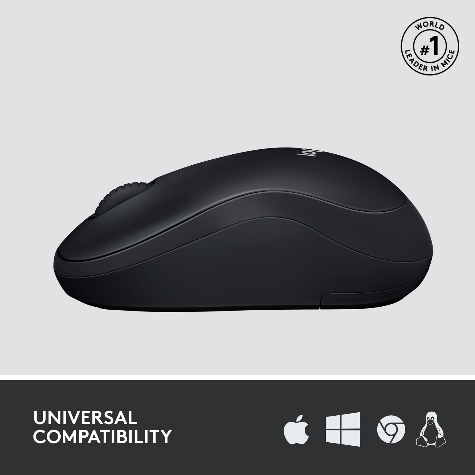 logitech M220 Wireless Optical Mouse with Silent Click Buttons (1000 DPI, Ambidextrous Design, Charcoal Black)_6