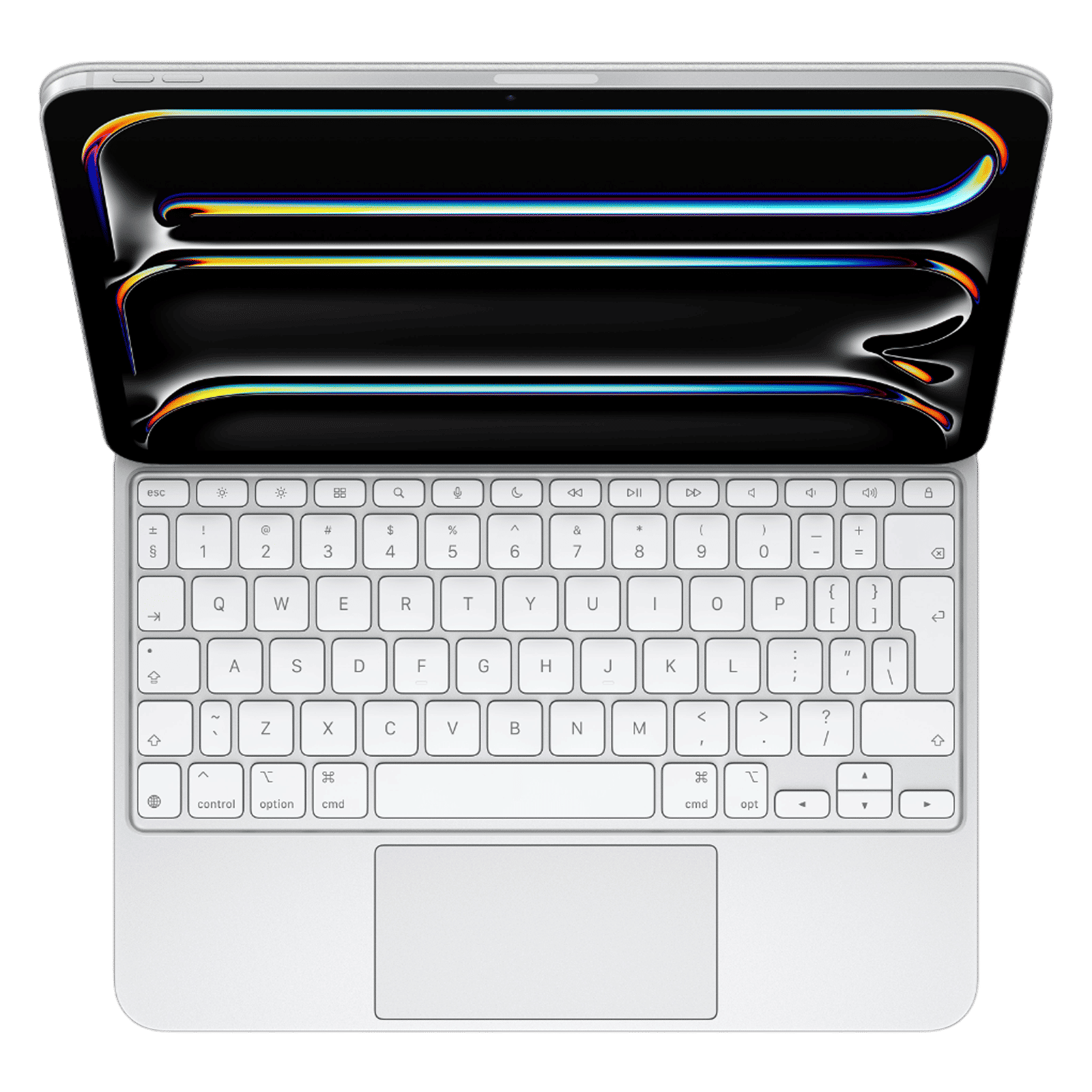 Apple Magic Keyboard for iPad Pro 11 Inch (M4) with Touchpad (Multi Touch Gestures, White)_3