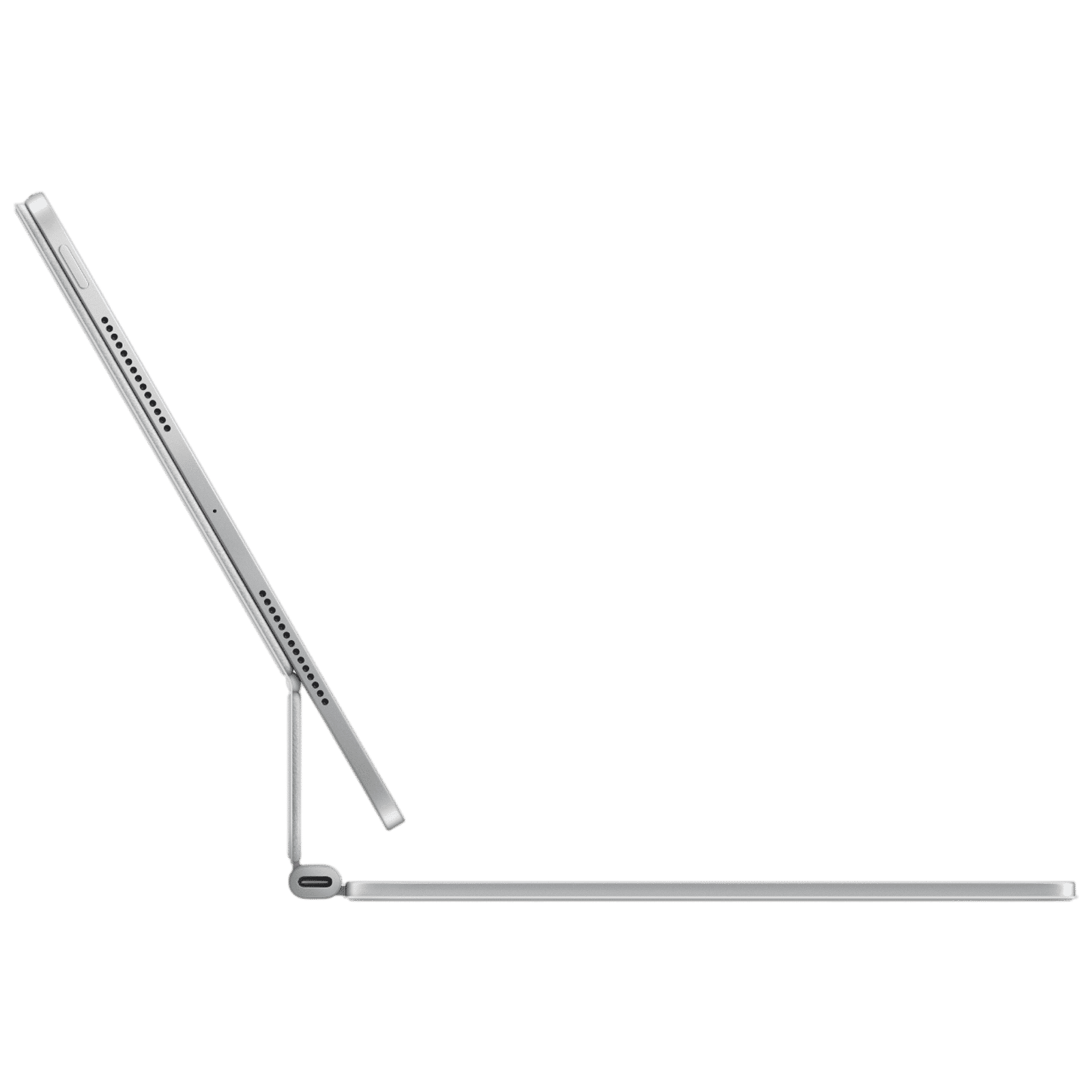 Apple Magic Keyboard for iPad Pro 11 Inch (M4) with Touchpad (Multi Touch Gestures, White)_5