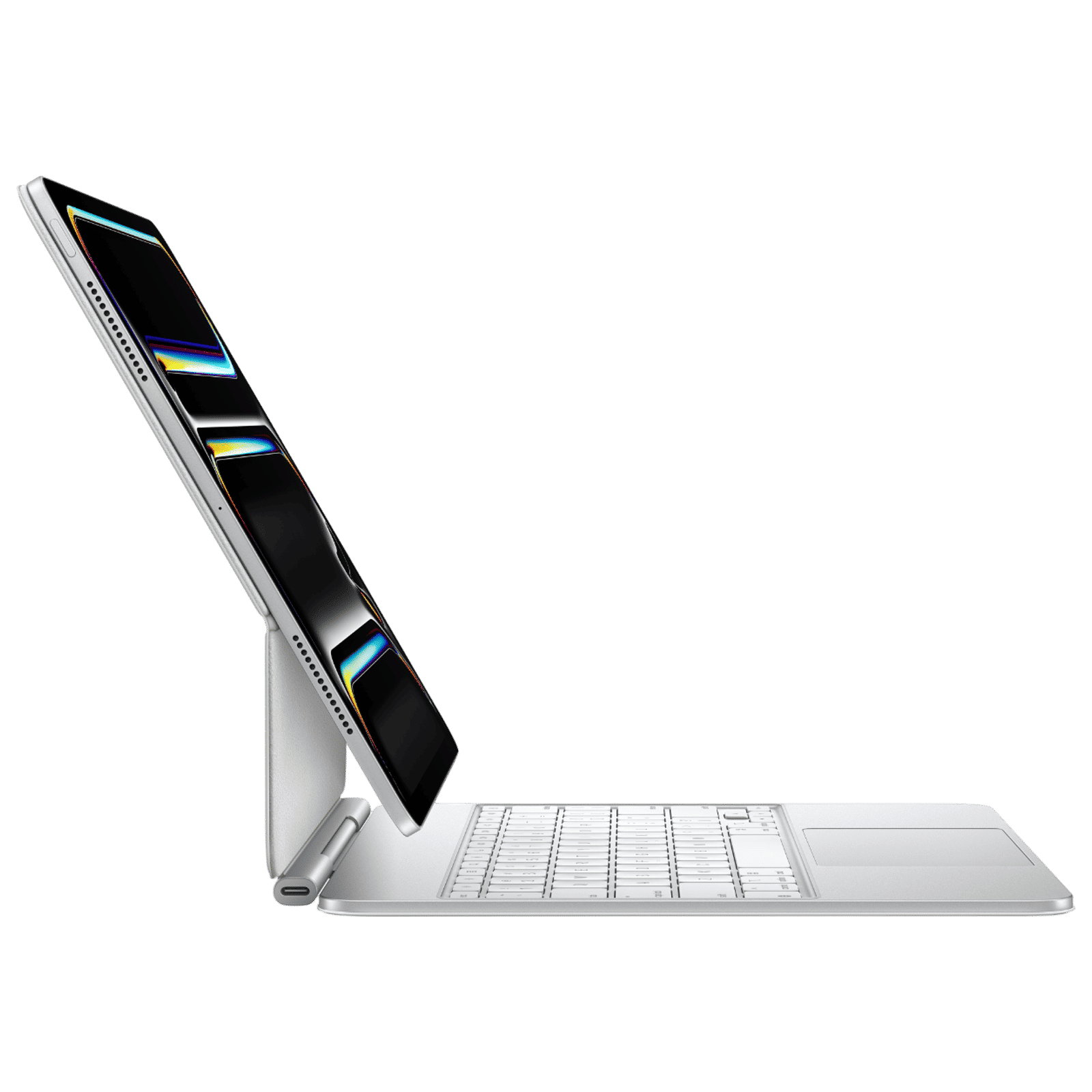 Apple Magic Keyboard for iPad Pro 13 Inch (M4) with Touchpad (Multi Touch Gestures, White) Apple Magic Keyboard for iPad Pro 13 Inch (M4) with Touchpad (Multi Touch Gestures, White)_2