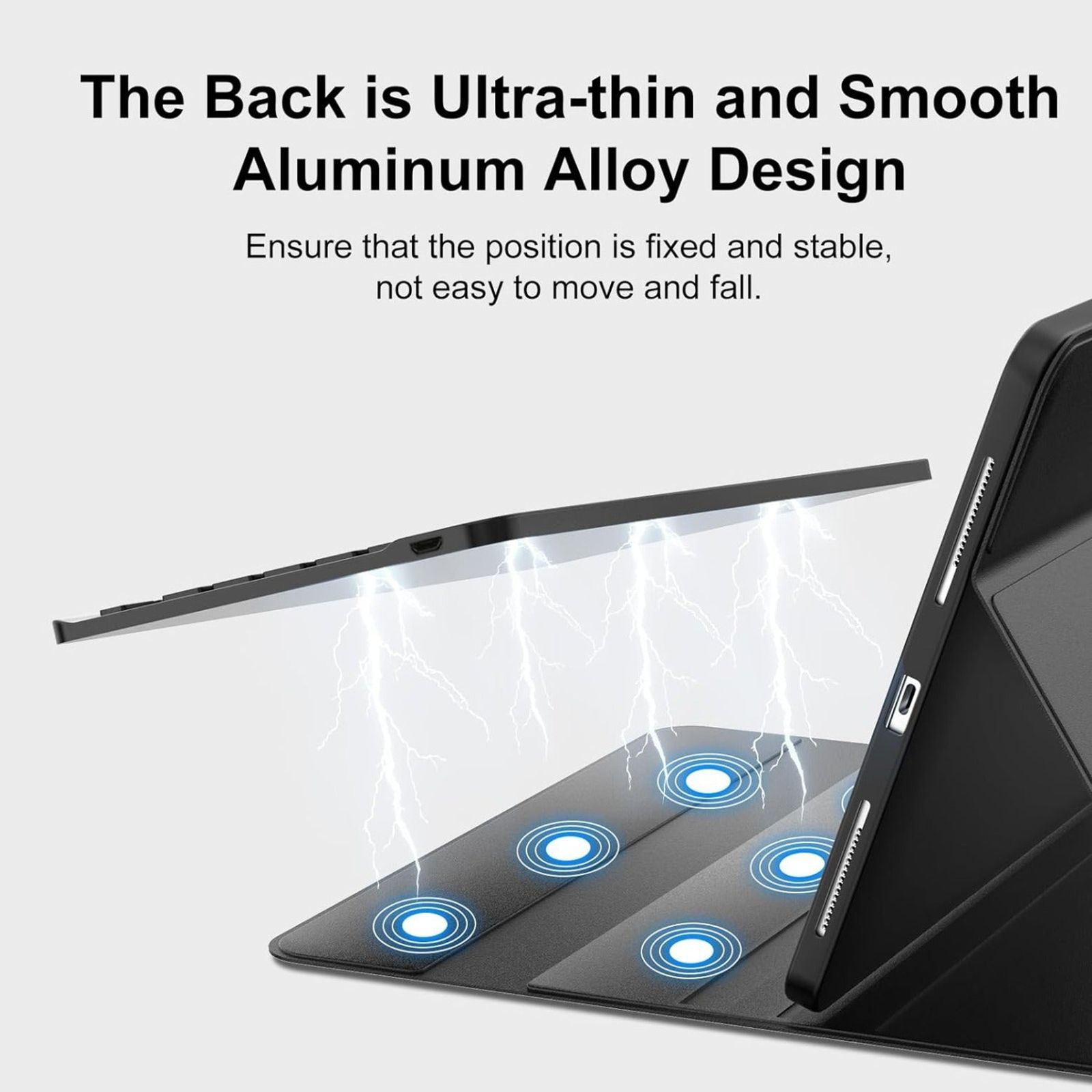 Candytech KEYBEE Bluetooth Keyboard for 10 Inch Tablets (ABS Material with 78 Keys, Black)_6